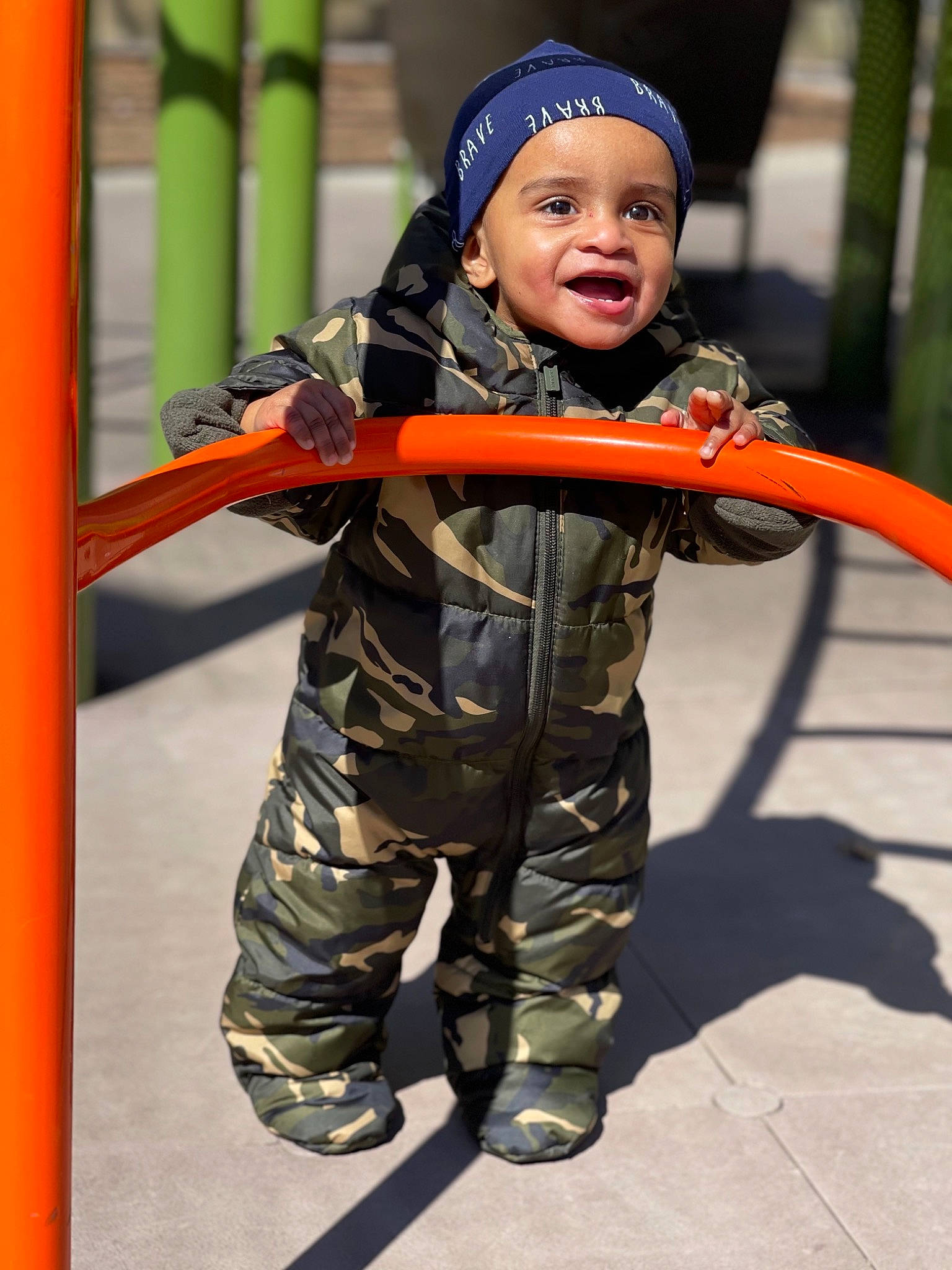 Legend joined the competition — help win amazing prizes! boot, camouflage, child, fun, gesture, happy, headwear, infantry, marines, military_camouflage, military_person, military_uniform, non_commissioned_officer, person, personal_protective_equipment, recreation, smile, sneakers, soldier, toddler
