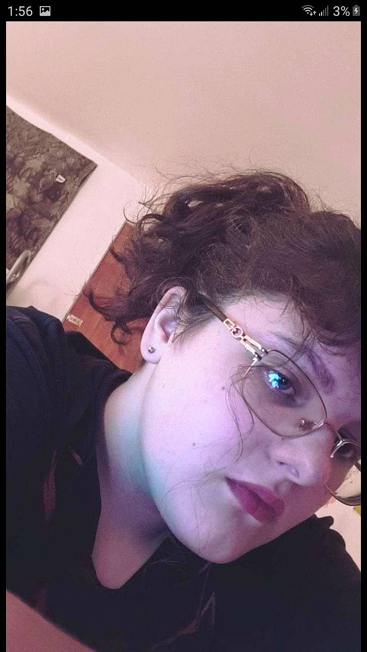 Kaylee joined the competition — help win amazing prizes! beauty, cheek, chin, cool, ear, eye, eyebrow, face, forehead, fun, hair, hairstyle, head, lip, mouth, nose, person, photography, purple, selfie