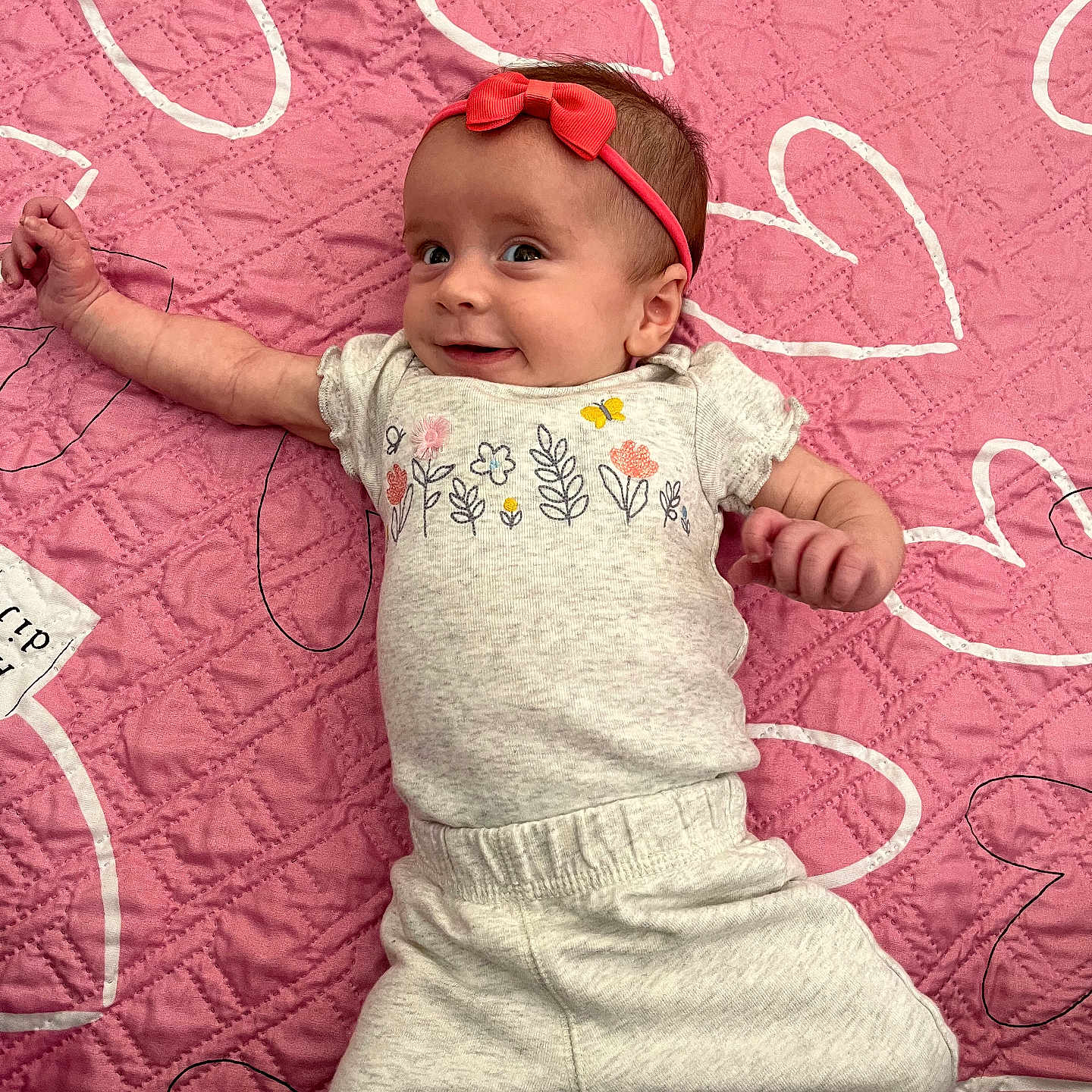 Lily joined the competition — help win amazing prizes! accessories, baby, bodypart, clothing, cushion, dress, face, finger, hand, hat, head, headband, homedecor, linen, newborn, pants, person, photography, portrait, t_shirt