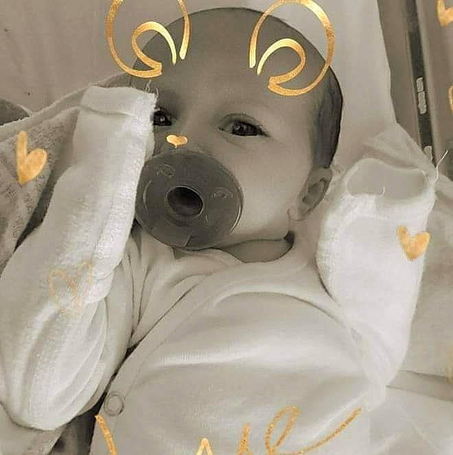 Emmett joined the competition — help win amazing prizes! baby, baby_products, baby_toddler_clothing, cheek, child, comfort, costume, eye, fashion_accessory, fictional_character, happy, human_body, person, personal_protective_equipment, plush, selfie, service, sleeve, stuffed_toy, toddler