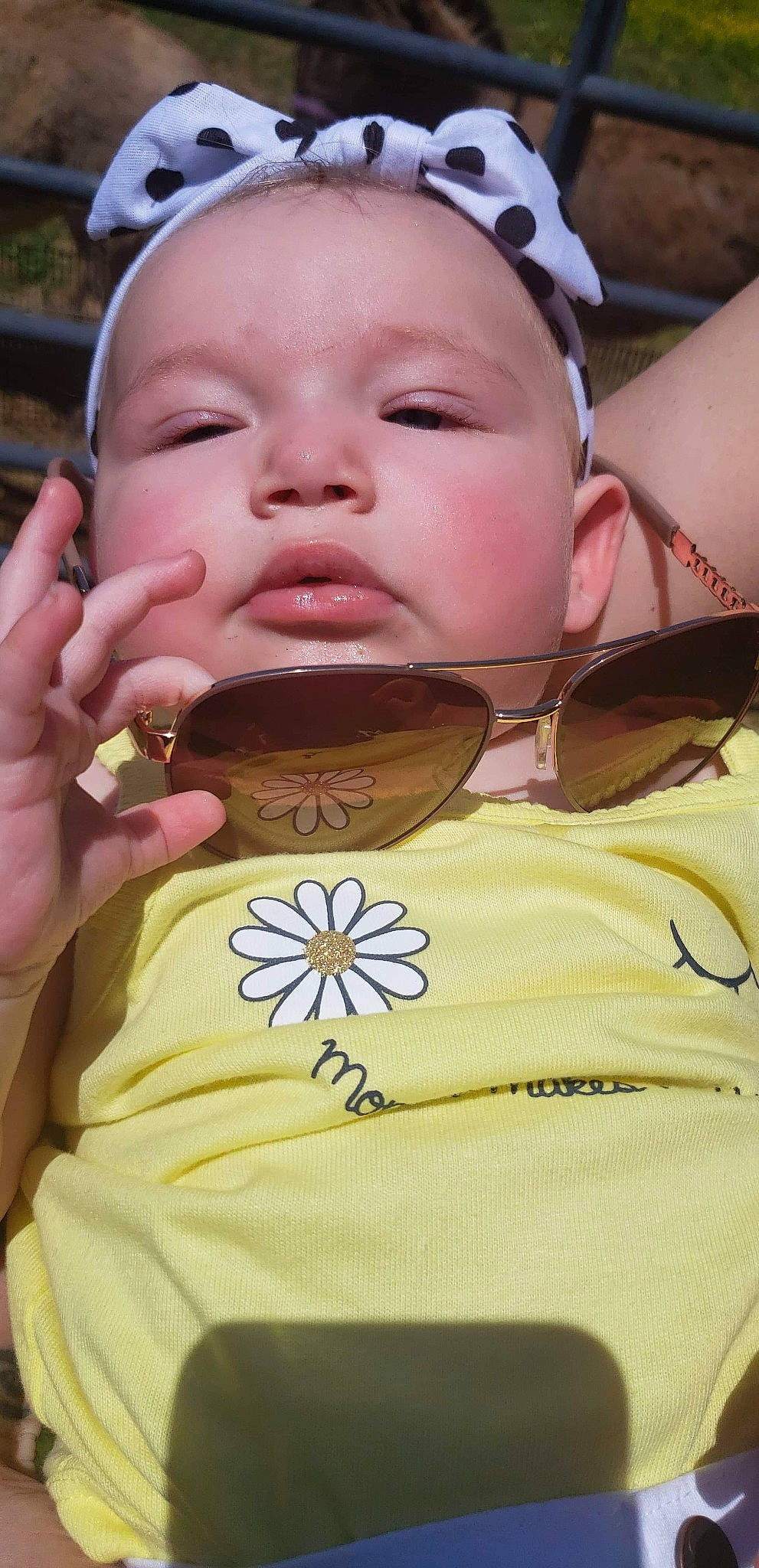 Oakleigh is registered to the contest to win money with this photo: baby, cheek, child, face, head, lip, mouth, nose, person, skin, smile, toddler