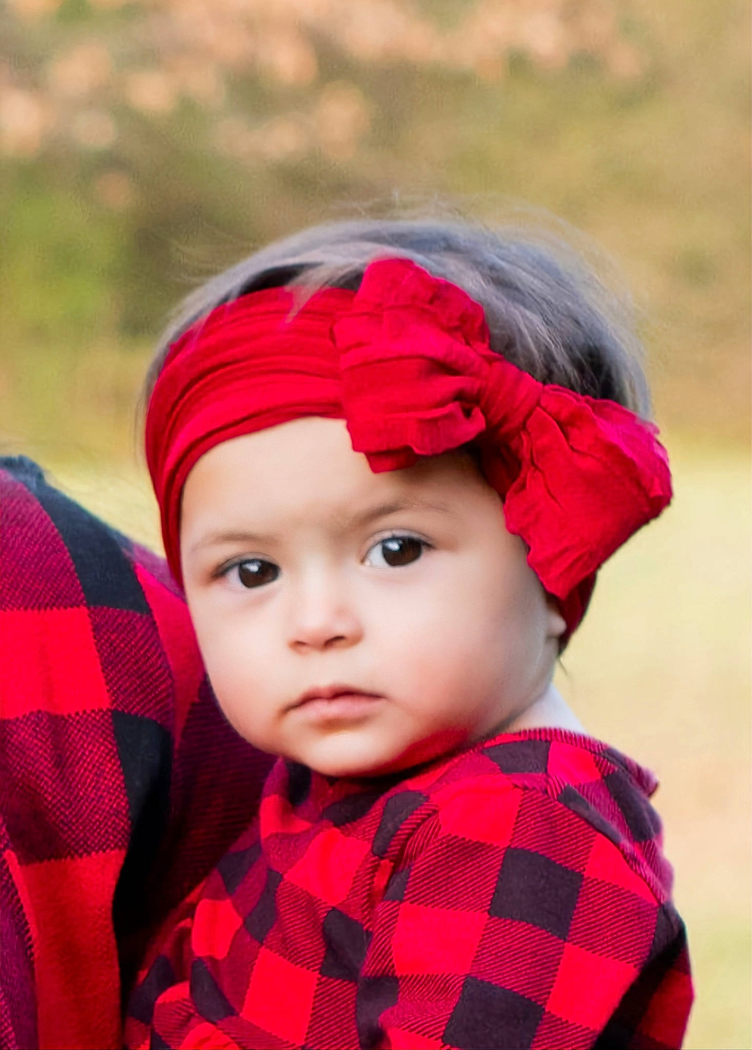 Eloisa joined the competition — help win amazing prizes! baby_toddler_clothing, cap, collar, costume_accessory, electric_blue, embellishment, fashion_accessory, grass, hat, headwear, magenta, pattern, person, plaid, portrait_photography, red, sleeve, street_fashion, tartan, toddler