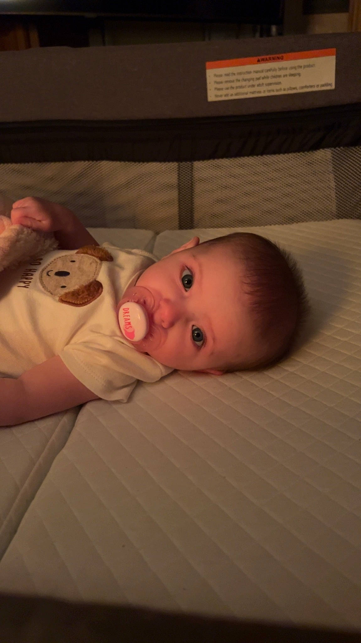 Lydia joined the competition — help win amazing prizes! baby, baby_products, baby_toddler_clothing, bedding, bedtime, cheek, child, comfort, eyebrow, flesh, flooring, hardwood, linens, nose, person, room, skin, sleeve, thumb, toddler