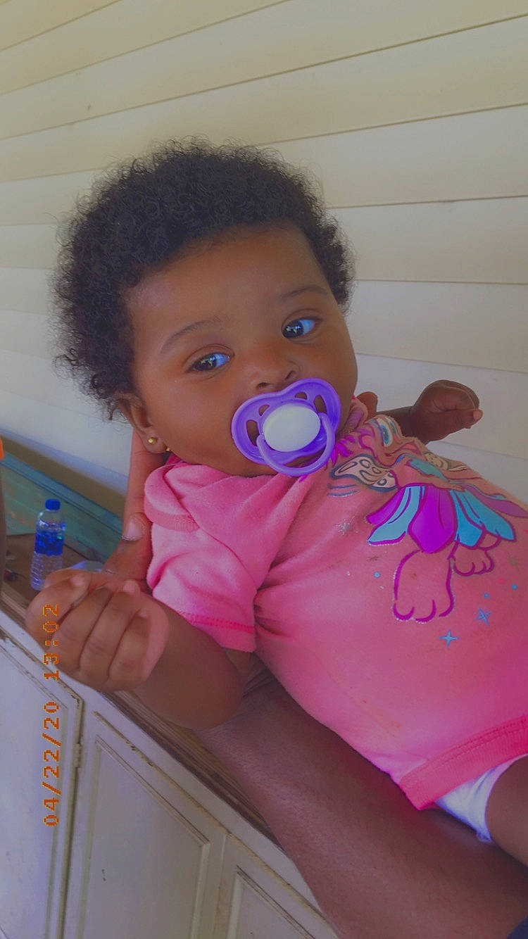 Madyson is registered to the contest to win money with this photo: baby, cheek, child, person, pink, toddler