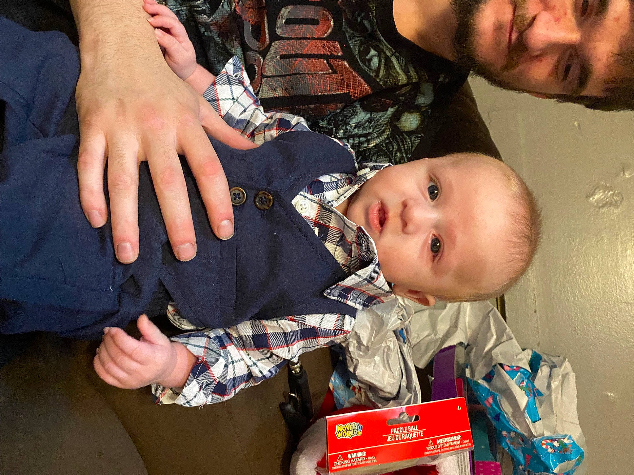 Carsyn joined the competition — help win amazing prizes! baby, baby_toddler_clothing, beard, child, face, finger, fun, gesture, hand, happy, human, nail, people, person, sitting, skin, sleeve, smile, thumb, toddler