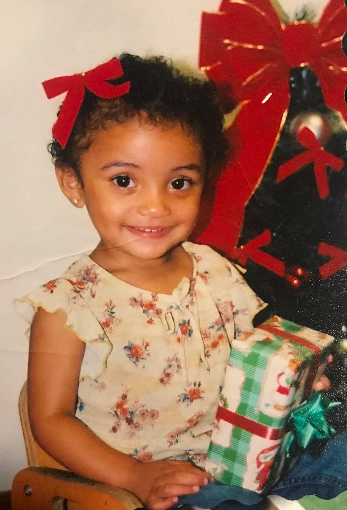 Kiki joined the competition — help win amazing prizes! baby_toddler_clothing, beauty, cheek, child, chin, christmas_ornament, event, eye, facial_expression, hairstyle, happy, joy, organ, ornament, person, pink, red, skin, sleeve, smile