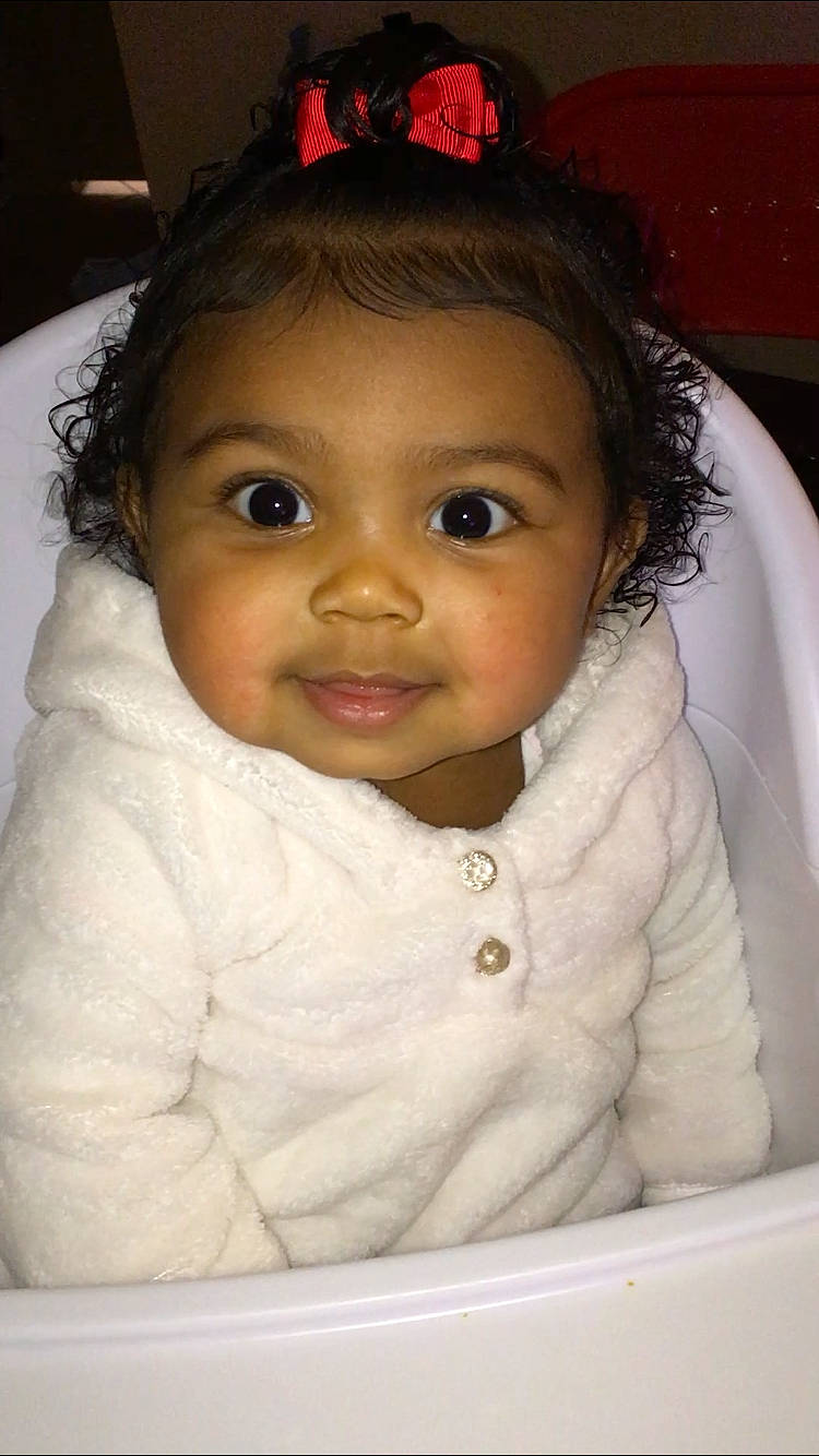 Alia joined the competition — help win amazing prizes! baby, baby_toddler_clothing, cheek, child, eye, eyebrow, forehead, hair_accessory, headpiece, iris, joy, lip, nose, person, pink, plumbing, skin, toddler