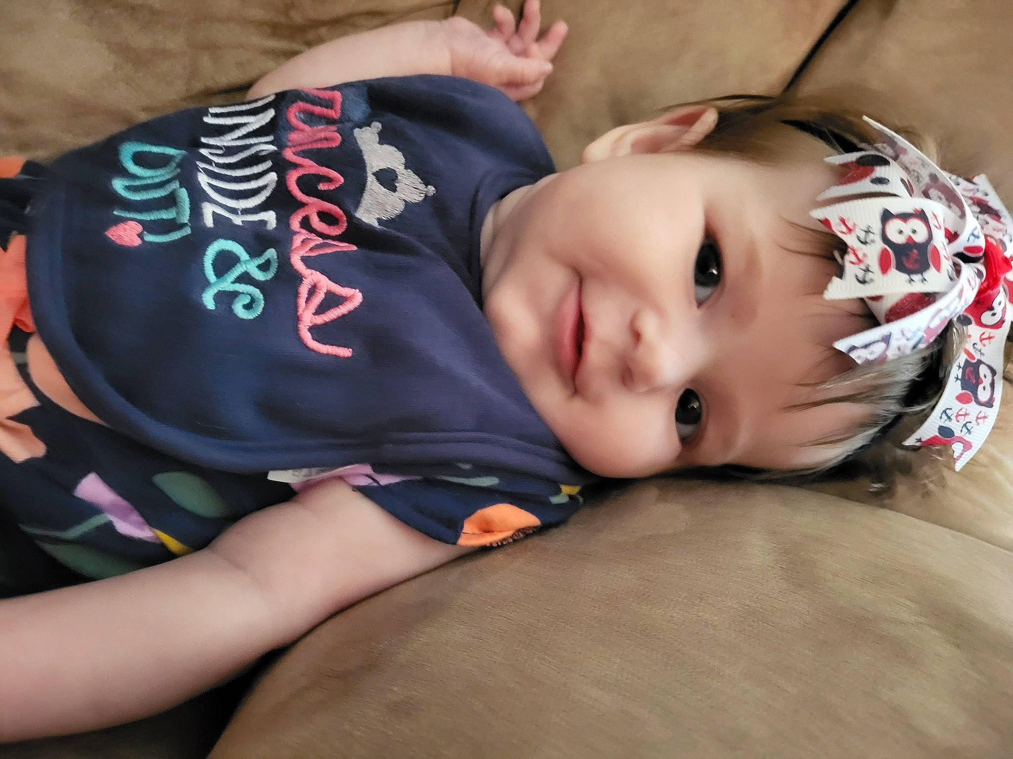 Kenzlie joined the competition — help win amazing prizes! bangs, black_hair, cheek, child, child_model, elbow, eyebrow, eyelash, fashion_accessory, flash_photography, fur, headwear, human_body, neck, pattern, person, photo_shoot, portrait_photography, sitting, sleeve