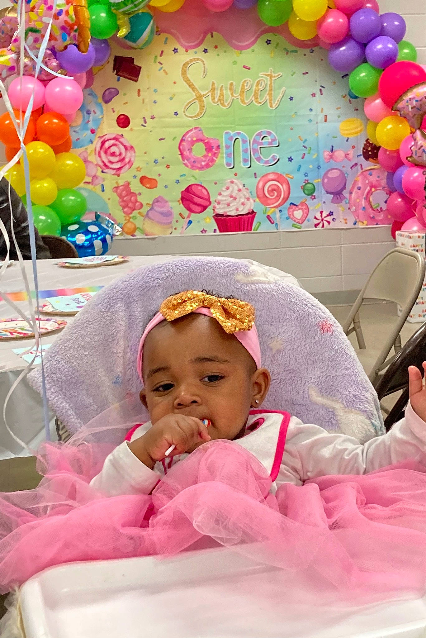 Amari joined the competition — help win amazing prizes! baby, balloon, beauty, birthday_party, child, comfort, event, facial_expression, fun, happy, leisure, magenta, party_supply, people, person, photograph, pink, product, sharing, snapshot