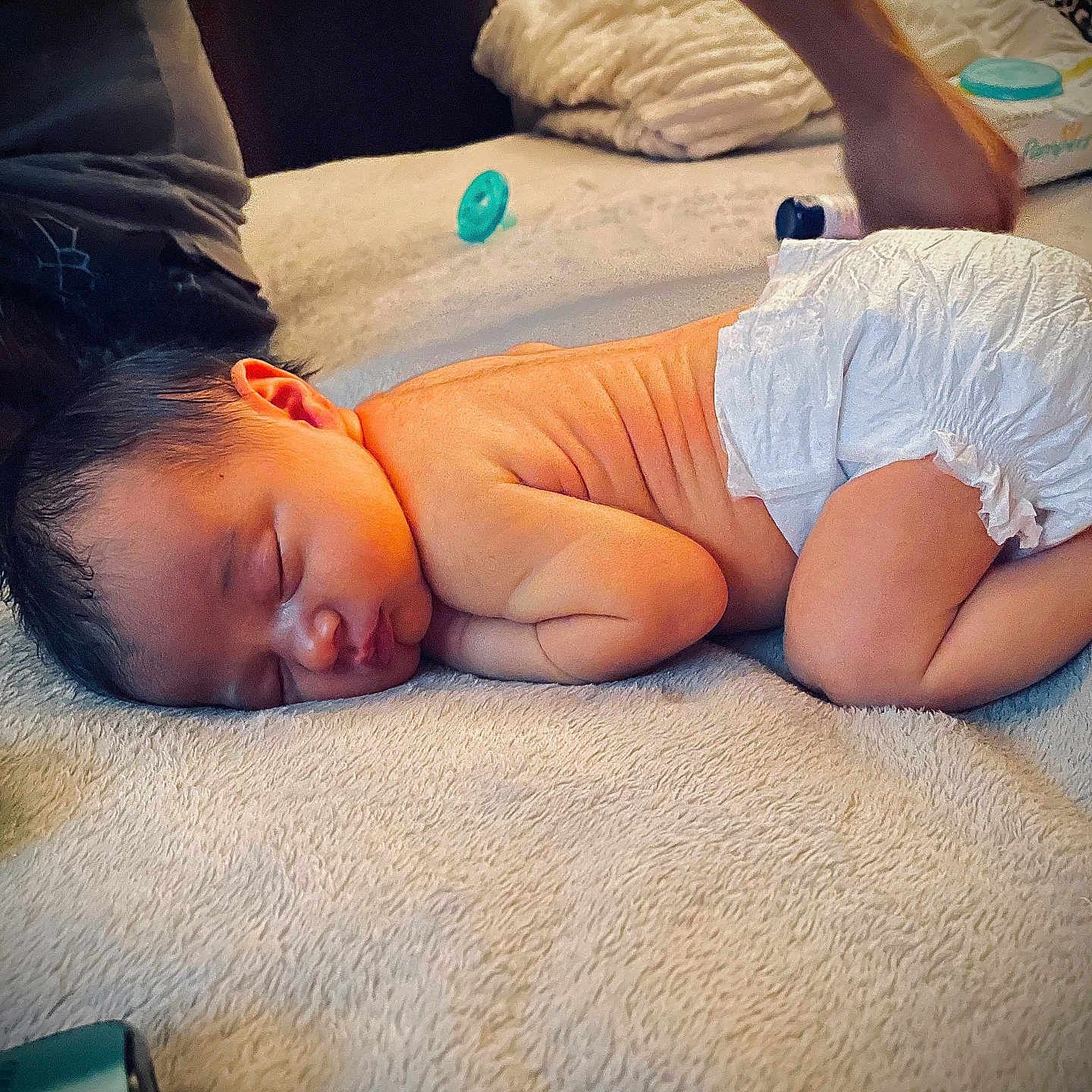 Maizlee is registered to the contest to win money with this photo: baby, bed, bedroom, blanket, bodypart, cushion, diaper, face, finger, furniture, hand, head, homedecor, indoors, newborn, person, photography, portrait, room, sleeping
