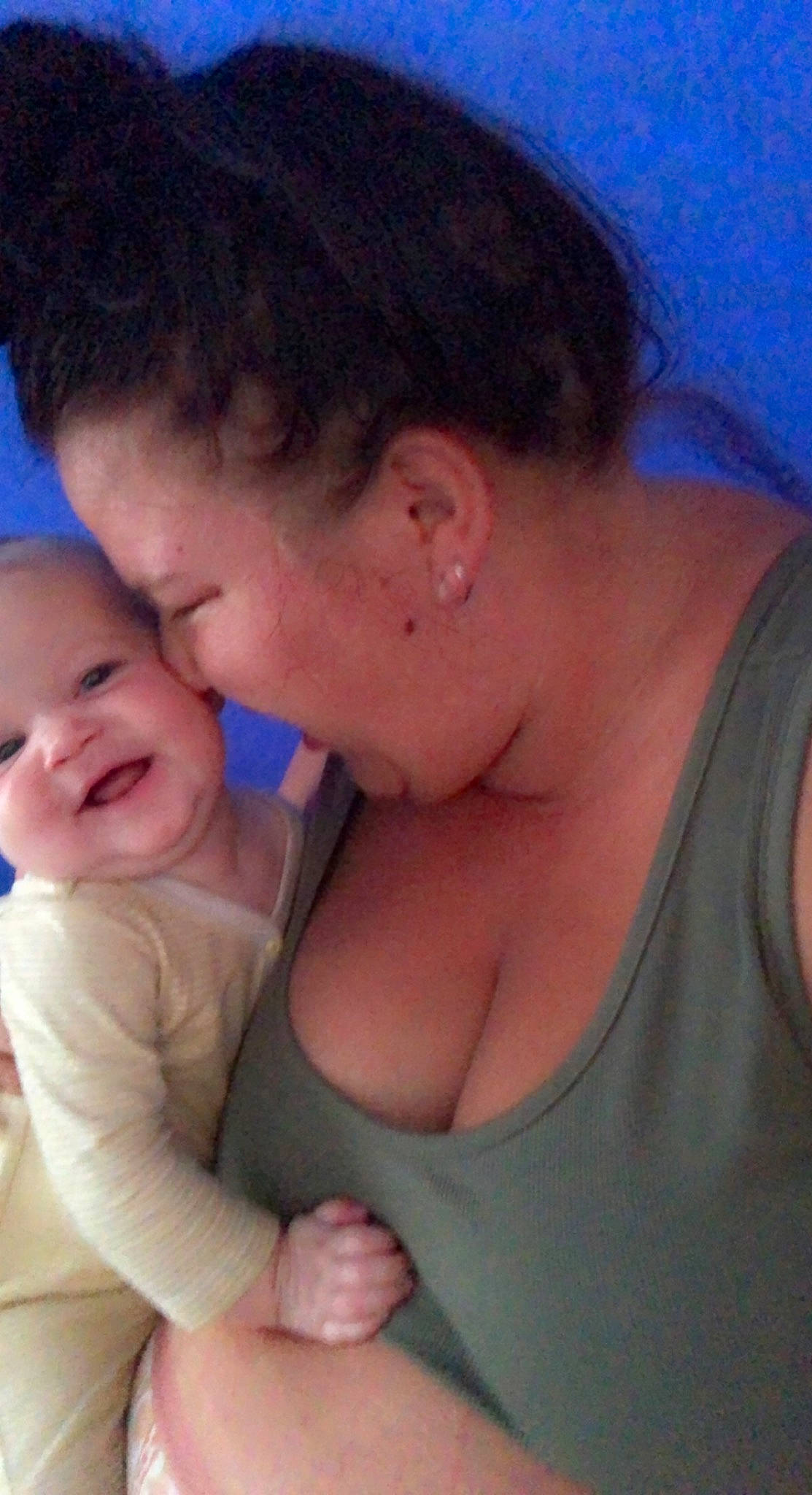 Evelyn joined the competition — help win amazing prizes! abdomen, baby, cheek, chest, ear, elbow, forehead, fun, gesture, happy, jaw, kiss, mouth, neck, nose, person, skin, smile, throat, toddler