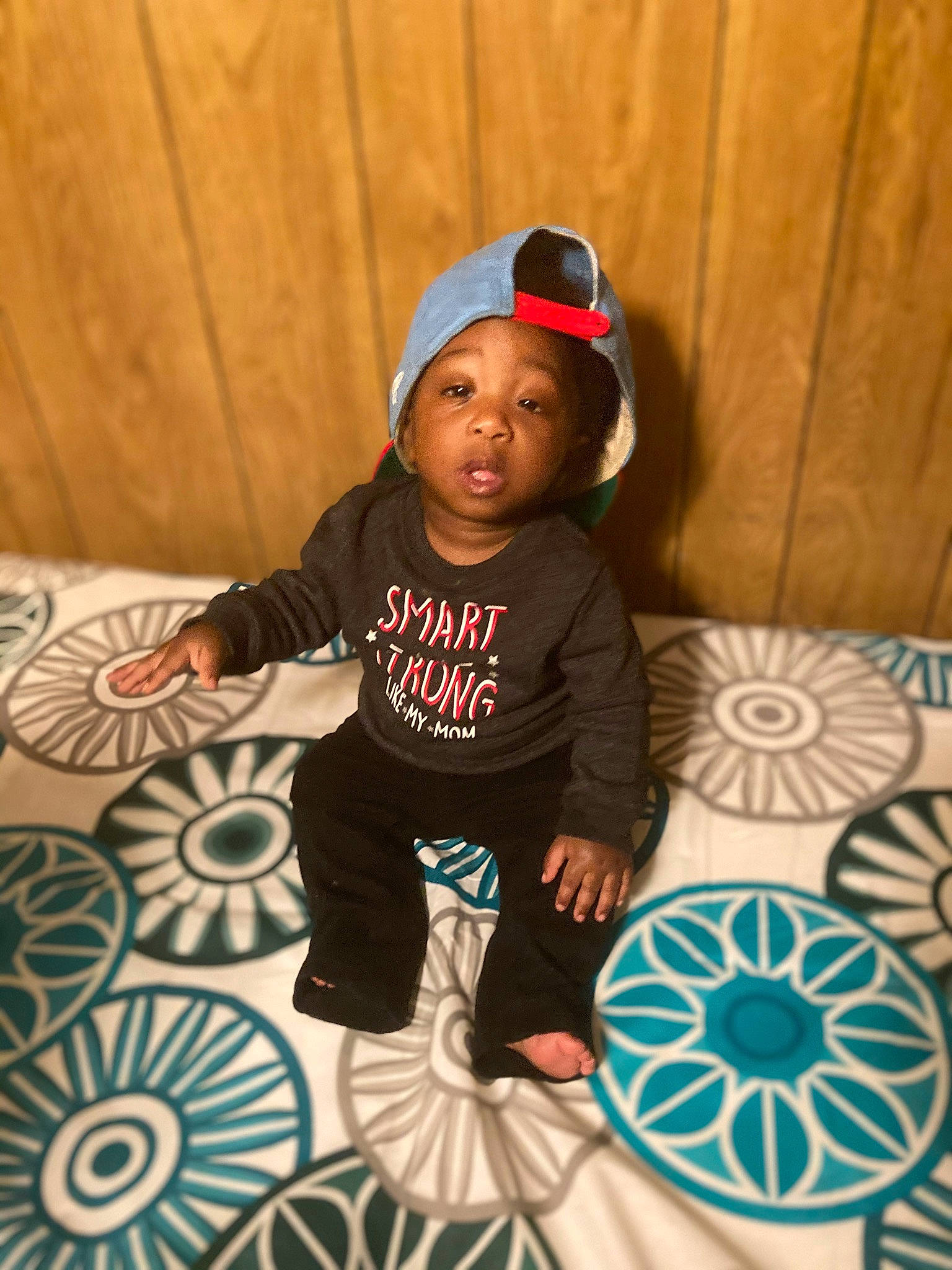 Izayn joined the competition — help win amazing prizes! baby, baby_toddler_clothing, baseball_cap, cap, child, cool, eye, flash_photography, floor, flooring, fun, happy, head, headwear, pattern, person, sleeve, t_shirt, tints_and_shades, toddler