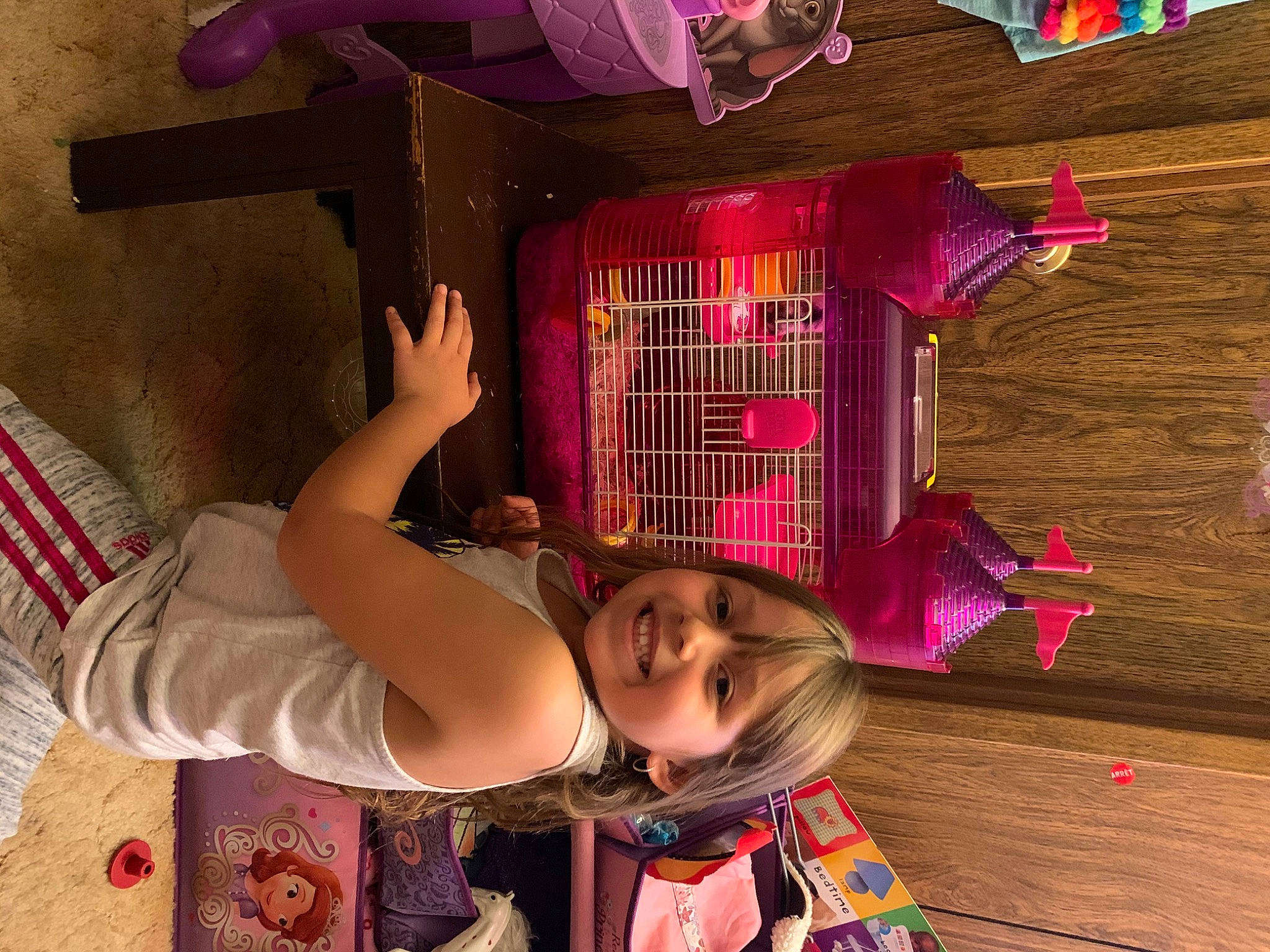 Angelina is registered to the contest to win money with this photo: child, fun, joy, magenta, person, pink, play, toddler