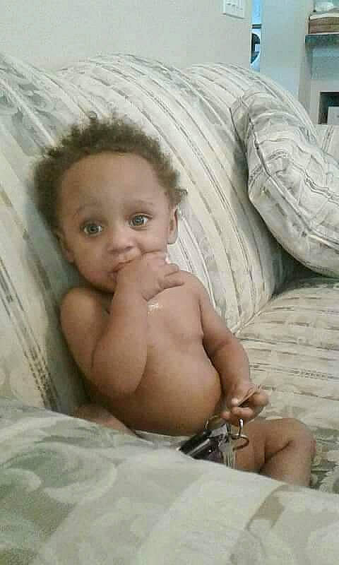 Chyna joined the competition — help win amazing prizes! abdomen, art, baby, barechested, bedding, chest, child, comfort, eye, eyebrow, face, head, linens, person, room, sitting, skin, smile, textile, thumb