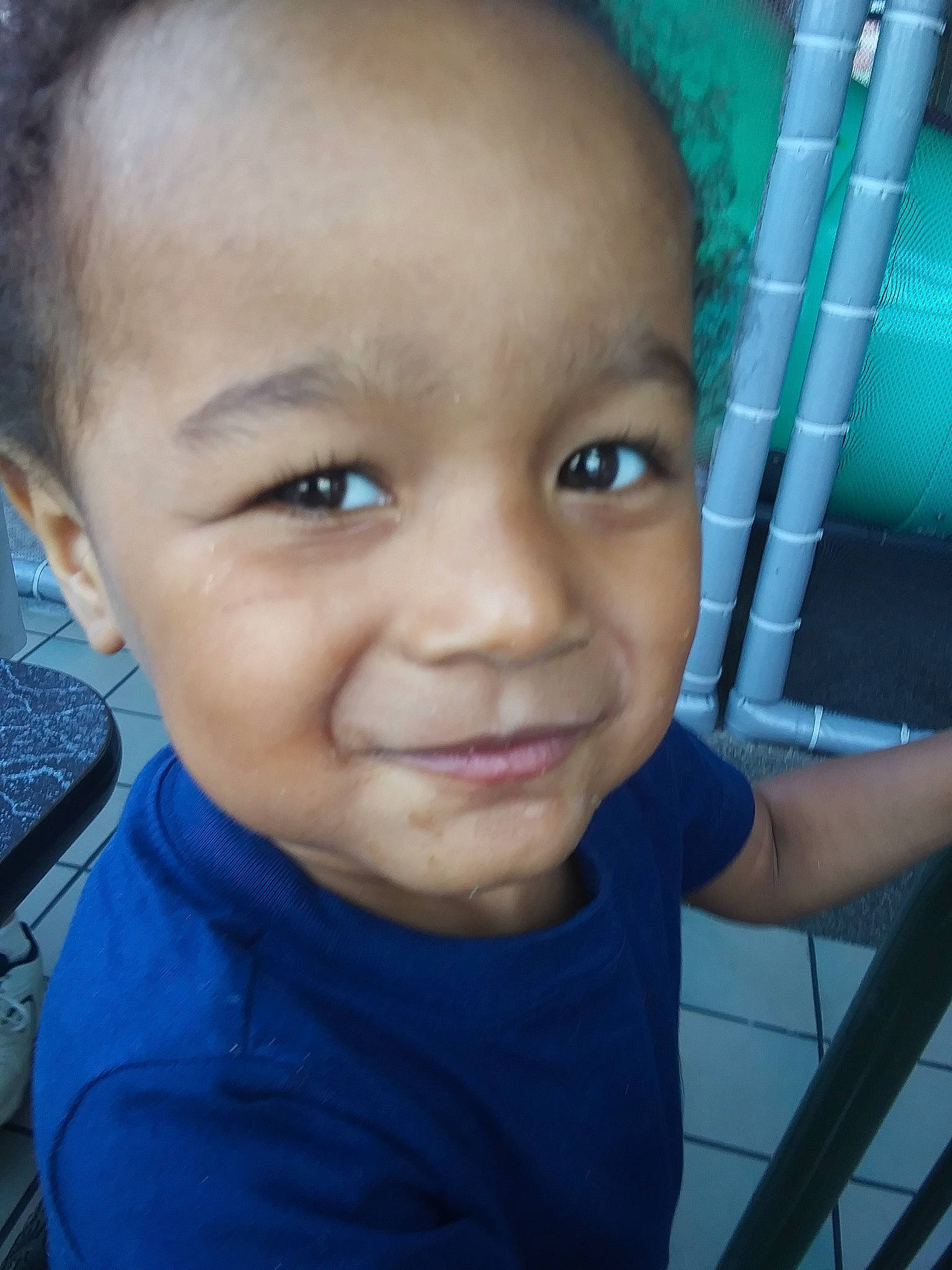 Chase joined the competition — help win amazing prizes! baby, black_hair, blue, cheek, child, chin, eye, eyebrow, face, facial_expression, forehead, fun, hair, hairstyle, head, lip, nose, person, skin, smile