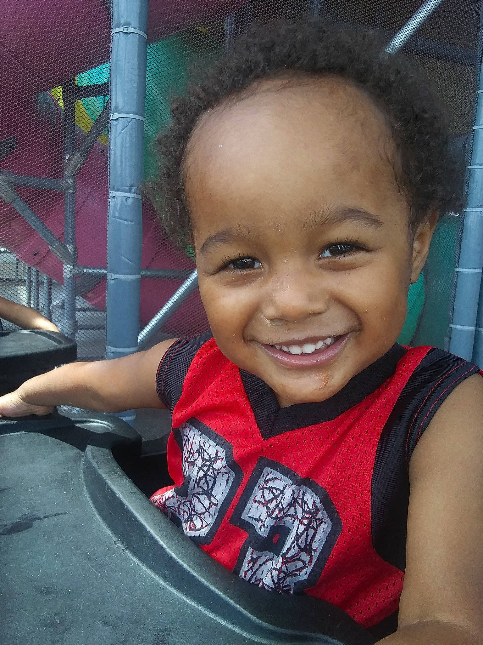 Chase is registered to the contest to win money with this photo: black_hair, cheek, child, chin, face, facial_expression, forehead, fun, happy, head, joy, lip, nose, people, person, skin, smile, toddler, vacation