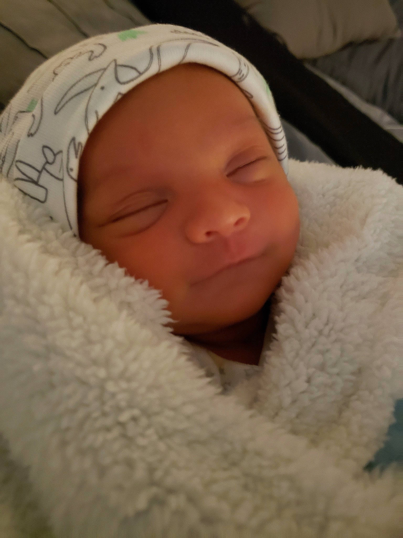 Kadyn joined the competition — help win amazing prizes! baby, baby_sleeping, bedtime, birth, cheek, child, chin, close_up, eye, eyebrow, face, forehead, head, headgear, lip, mouth, nose, person, skin, sleep