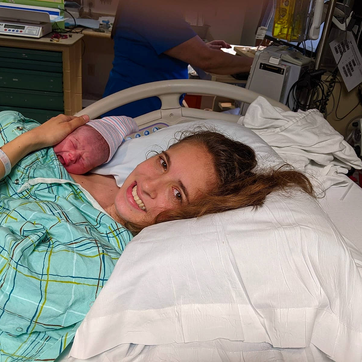 Tyson joined the competition — help win amazing prizes! bed, bedding, clinic, comfort, event, health_care, hospital, hospital_bed, hospital_gown, joint, joy, linens, medical, medical_equipment, medical_procedure, patient, person, pillow, room, service