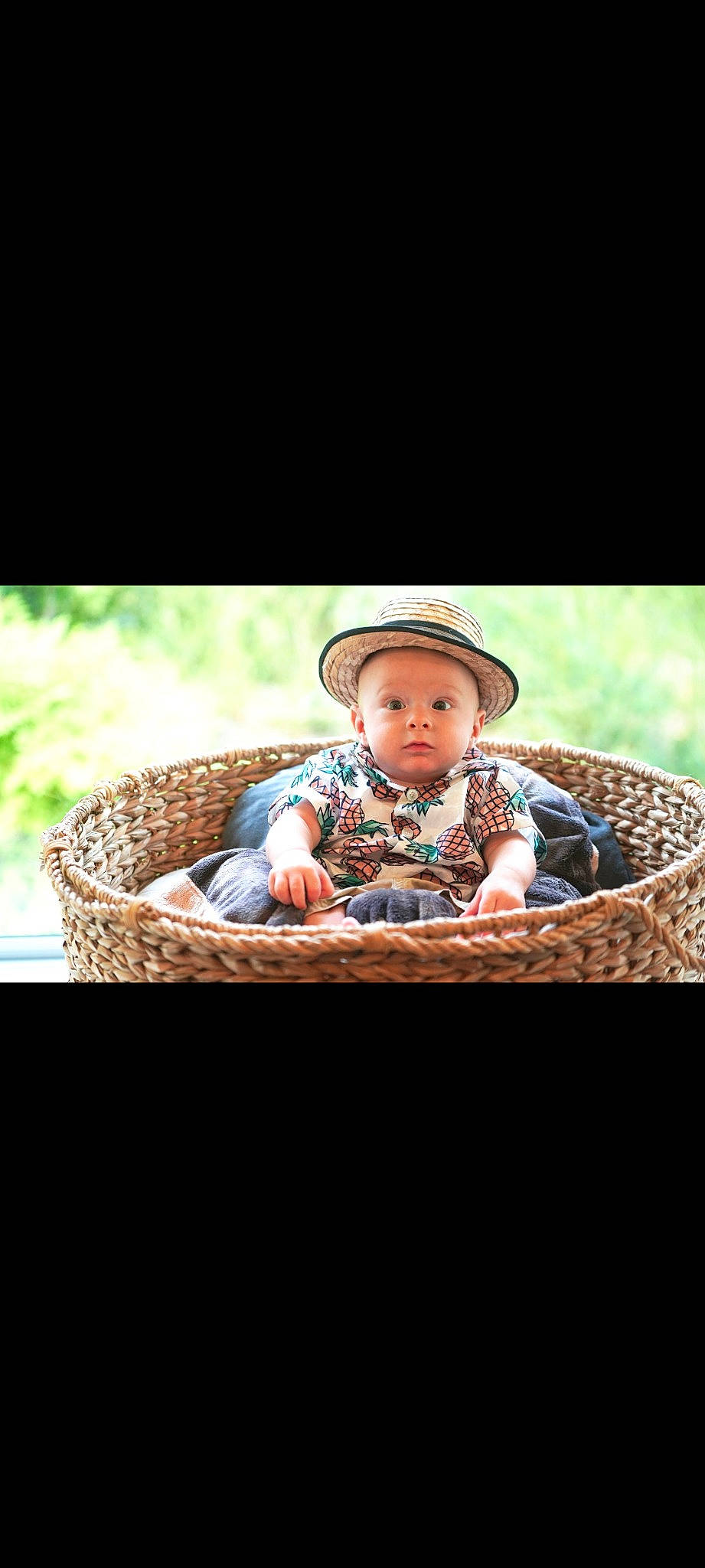 Tyson joined the competition — help win amazing prizes! baby, baby_toddler_clothing, cap, child, comfort, fashion_accessory, flash_photography, grass, happy, hat, headgear, headwear, pattern, person, plant, portrait_photography, recreation, sitting, sleeve, sun_hat