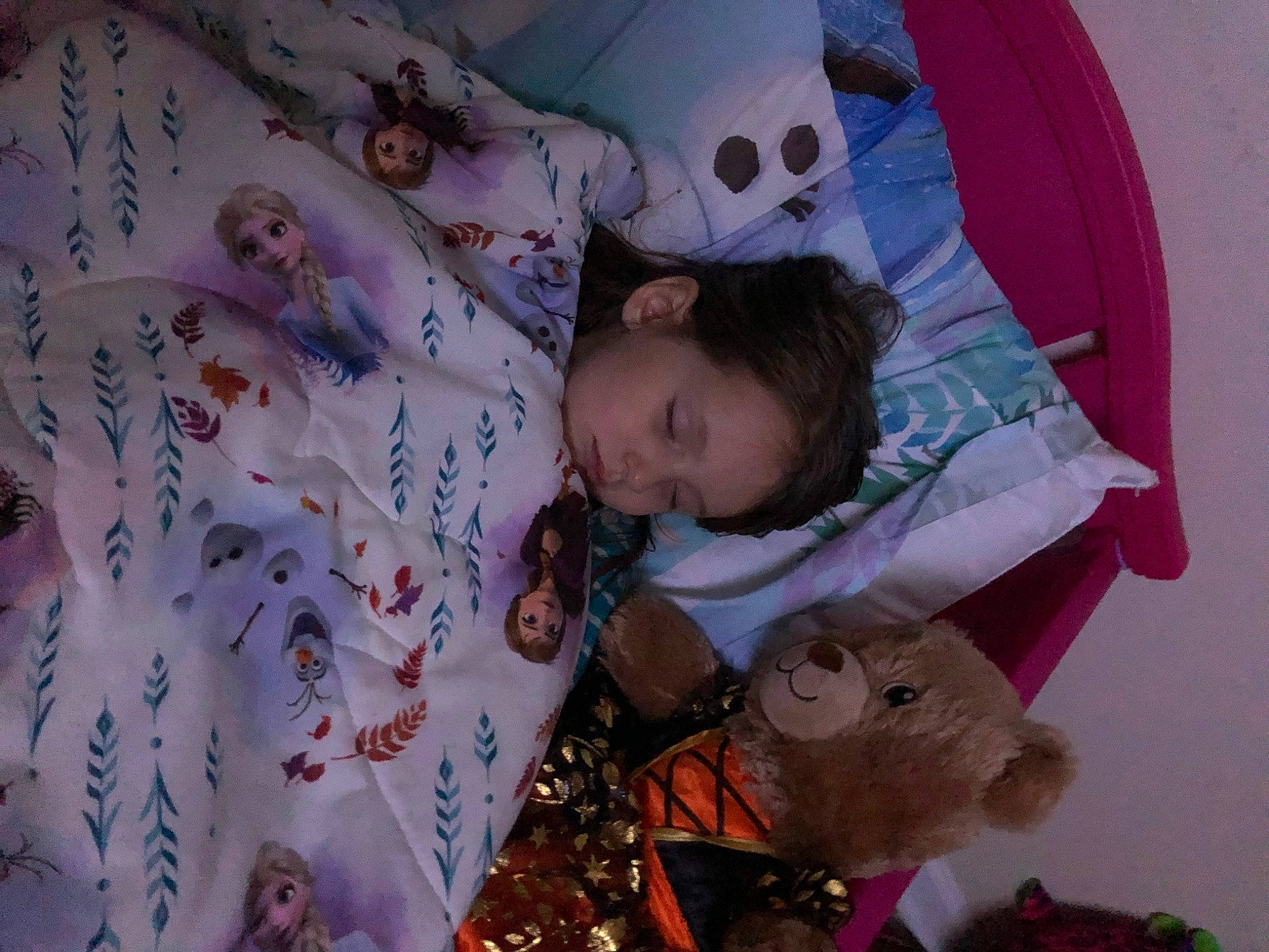 Sapphire is registered to the contest to win money with this photo: baby, baby_products, baby_toddler_clothing, bed_sheet, bedding, child, comfort, head, linens, mammal, pattern, person, pink, purple, room, skin, stuffed_toy, textile, toddler, toy