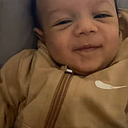 Zamir is registered to the contest to win money with this photo: baby, child, communication, digital, face, happy, head, indoor, interaction, jacket, man, neon_clothing, person, portrait, screen, seat, smiling, technology, video_call, zipper
