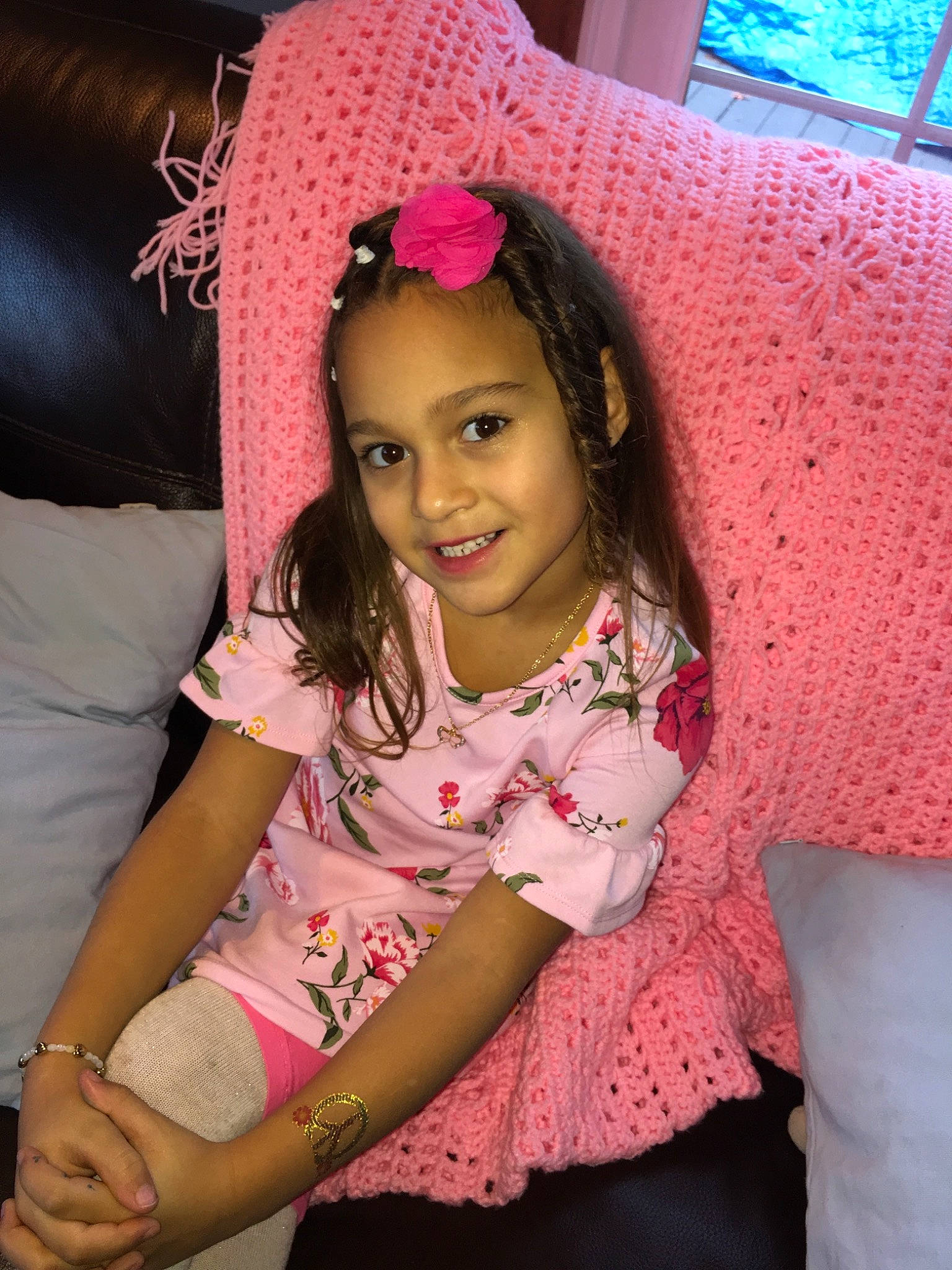 Elizabeth joined the competition — help win amazing prizes! beauty, child, child_model, daughter, eye, fashion_accessory, fawn, fun, hair_accessory, happy, headgear, joy, long_hair, magenta, party, person, pink, skin, smile, toddler