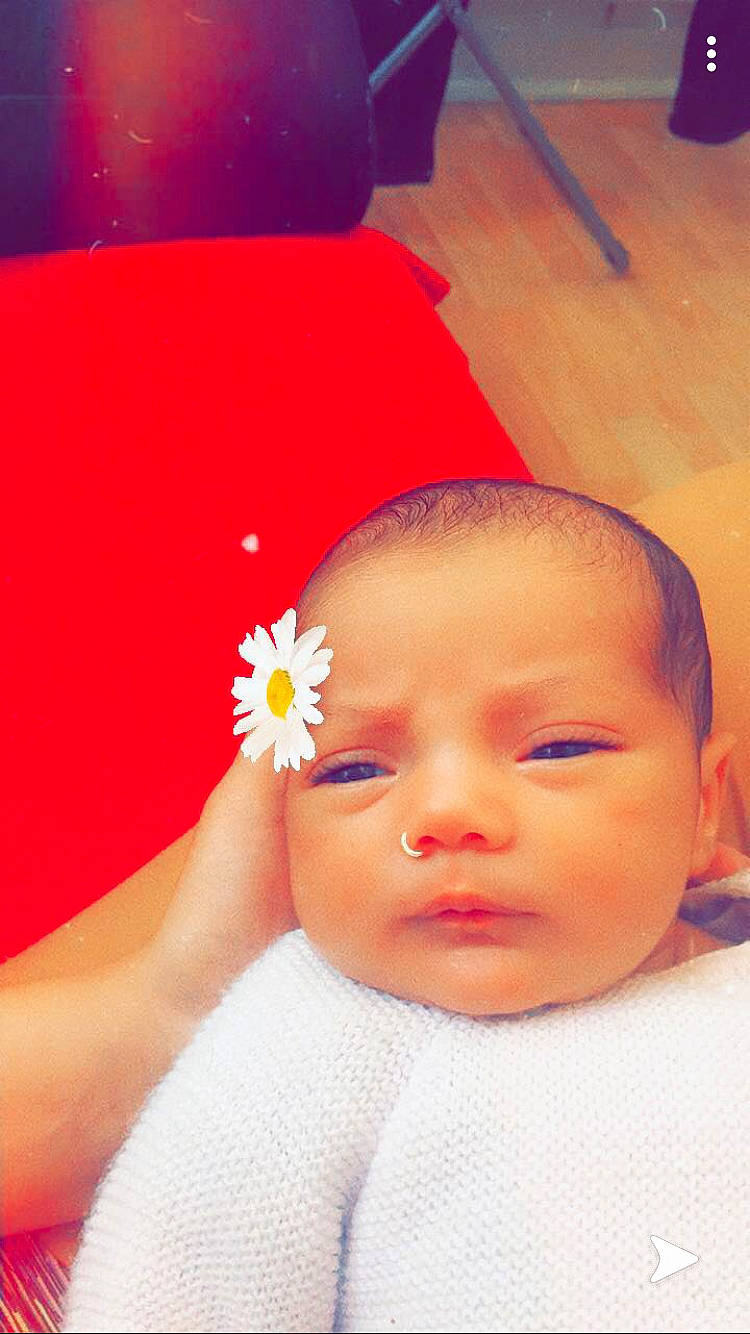 Soukaina participe au concours pour gagner de l'argent avec cette photo : baby, cheek, child, face, head, lip, mouth, nose, person, pink, skin, toddler