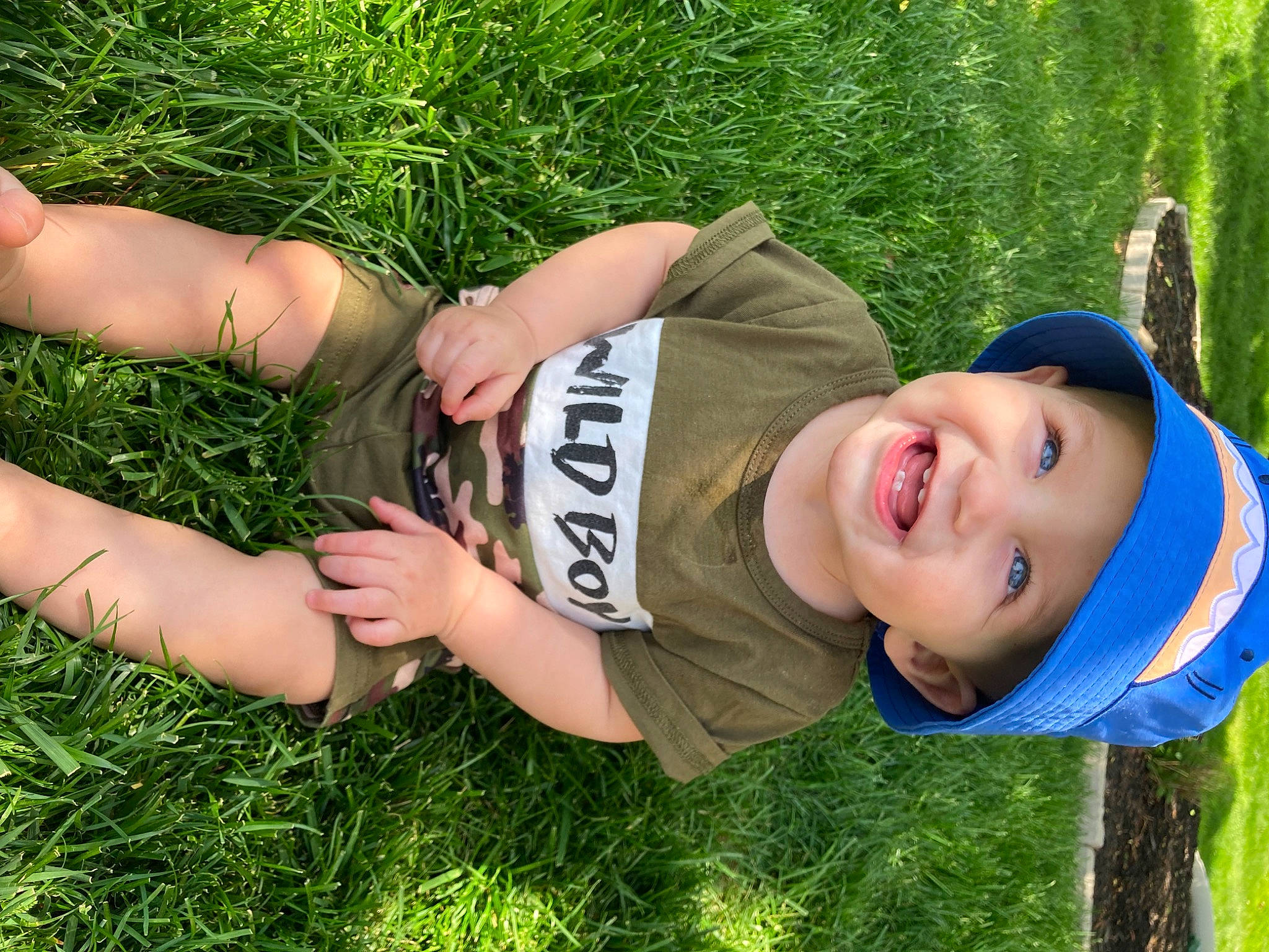 Landon joined the competition — help win amazing prizes! cool, fun, grass, grass_family, grassland, green, hand, happy, hat, headwear, joy, leaf, leisure, meadow, people_in_nature, person, plant, skin, smile, sunlight