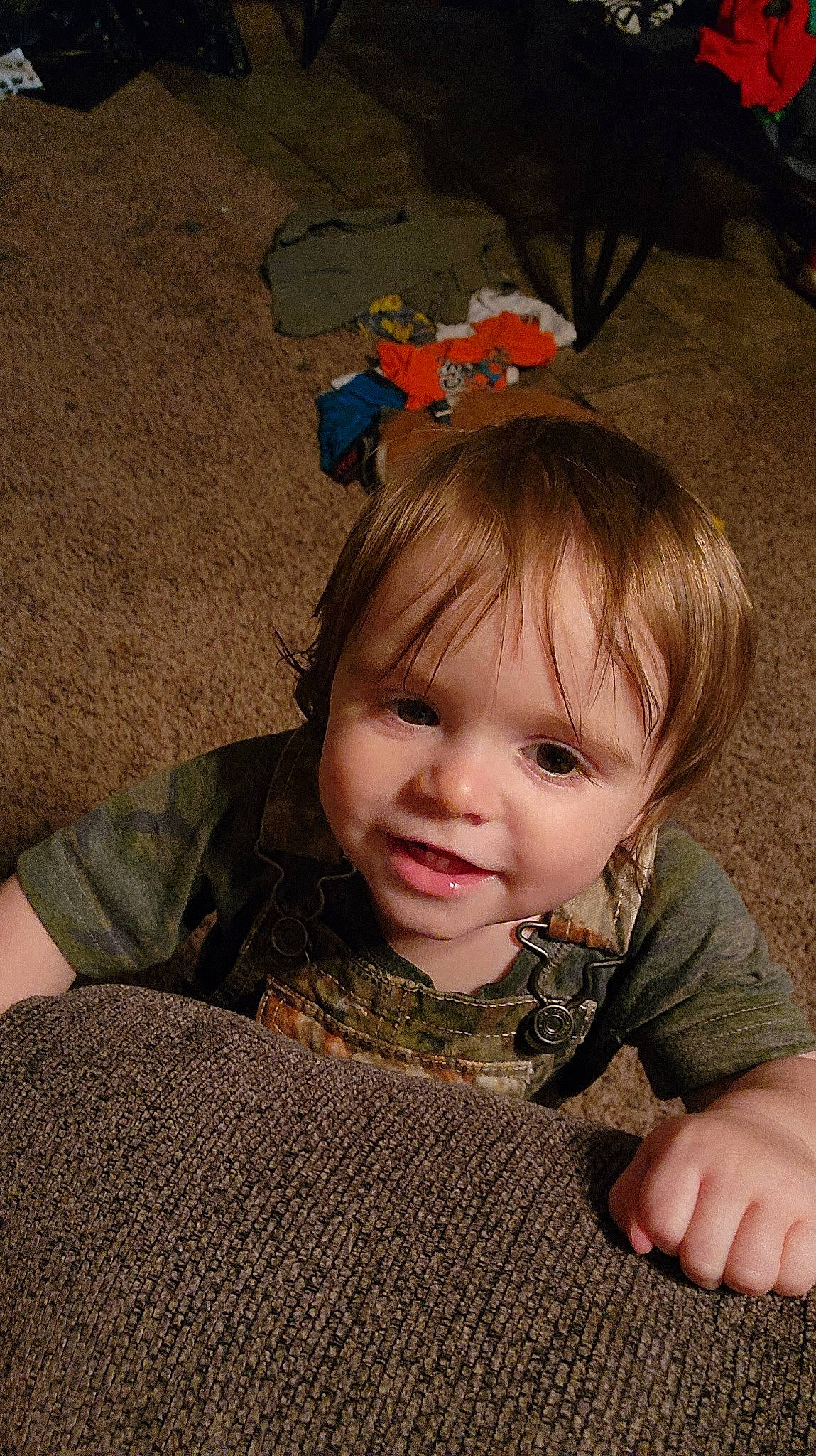 Paxton is registered to the contest to win money with this photo: baby_toddler_clothing, beauty, brown, cheek, child, eye, finger, flooring, fun, hair, happy, head, human, iris, nose, person, skin, sleeve, smile, toddler