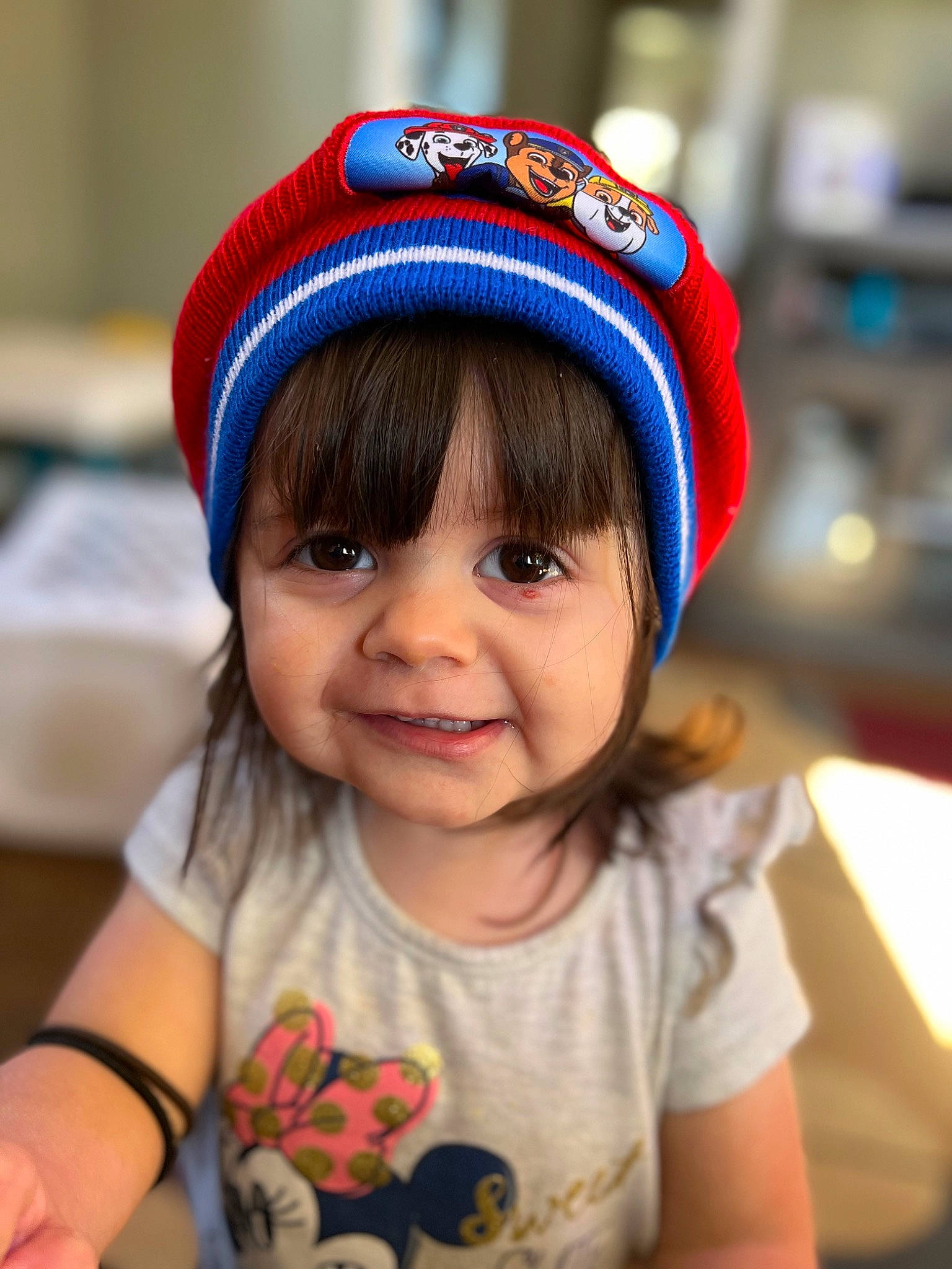 Zoeigh is registered to the contest to win money with this photo: baby_toddler_clothing, cap, chin, clothing, cool, costume_hat, eye, happy, hat, head, headgear, helmet, iris, joy, knit_cap, lip, people, person, photograph, sleeve