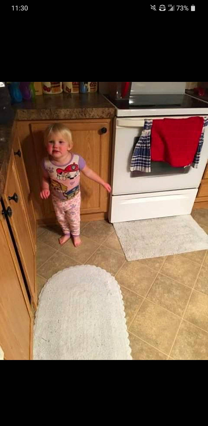Aubrey is registered to the contest to win money with this photo: child, floor, flooring, furniture, person, play, product, room, toddler
