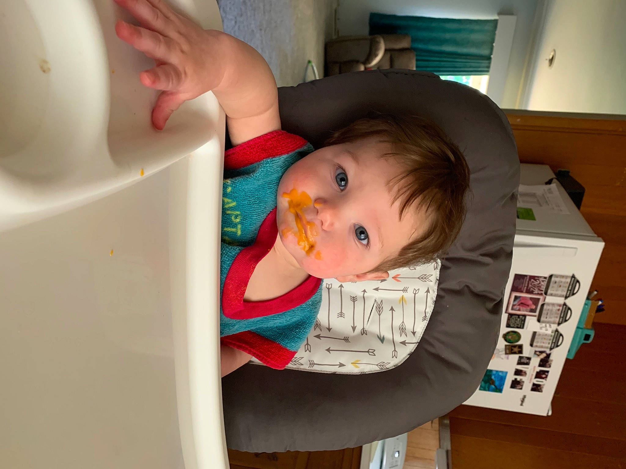 Kaycen is registered to the contest to win money with this photo: baby, baby_products, baby_safety, baby_toddler_clothing, bathing, child, drinkware, fun, person, plastic, play, room, toddler