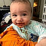 Amiri is registered to the contest to win money with this photo: baby, bodypart, clothing, coat, couch, cutlery, face, finger, furniture, hand, happy, head, indoors, person, photography, portrait, selfie, smile, spoon, t_shirt