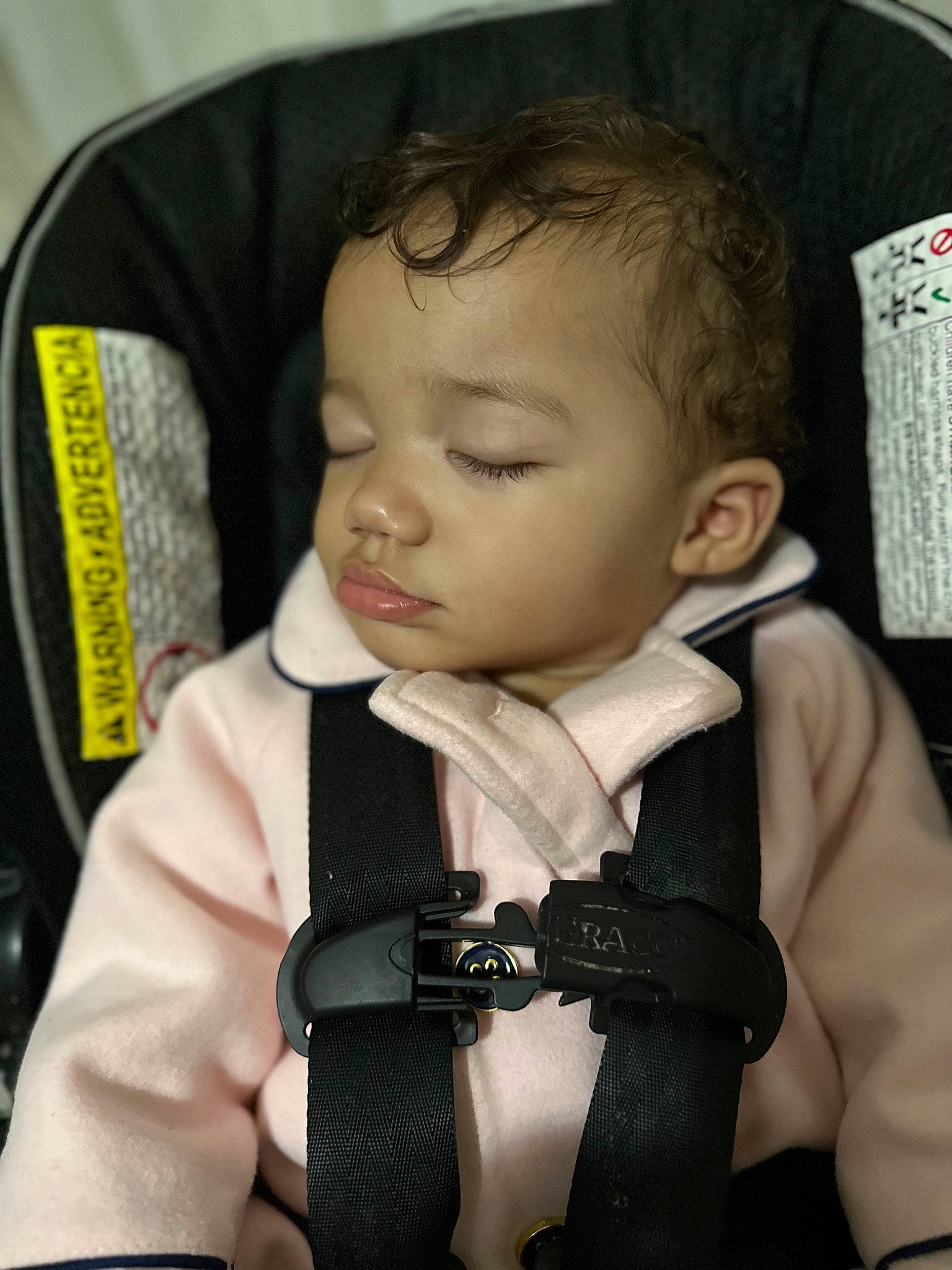 Lila joined the competition — help win amazing prizes! baby, baby_carriage, baby_products, baby_toddler_clothing, beauty, car_seat, cheek, child, chin, cool, eyelash, facial_expression, hairstyle, iris, person, product, seat_belt, skin, sleeve, tie