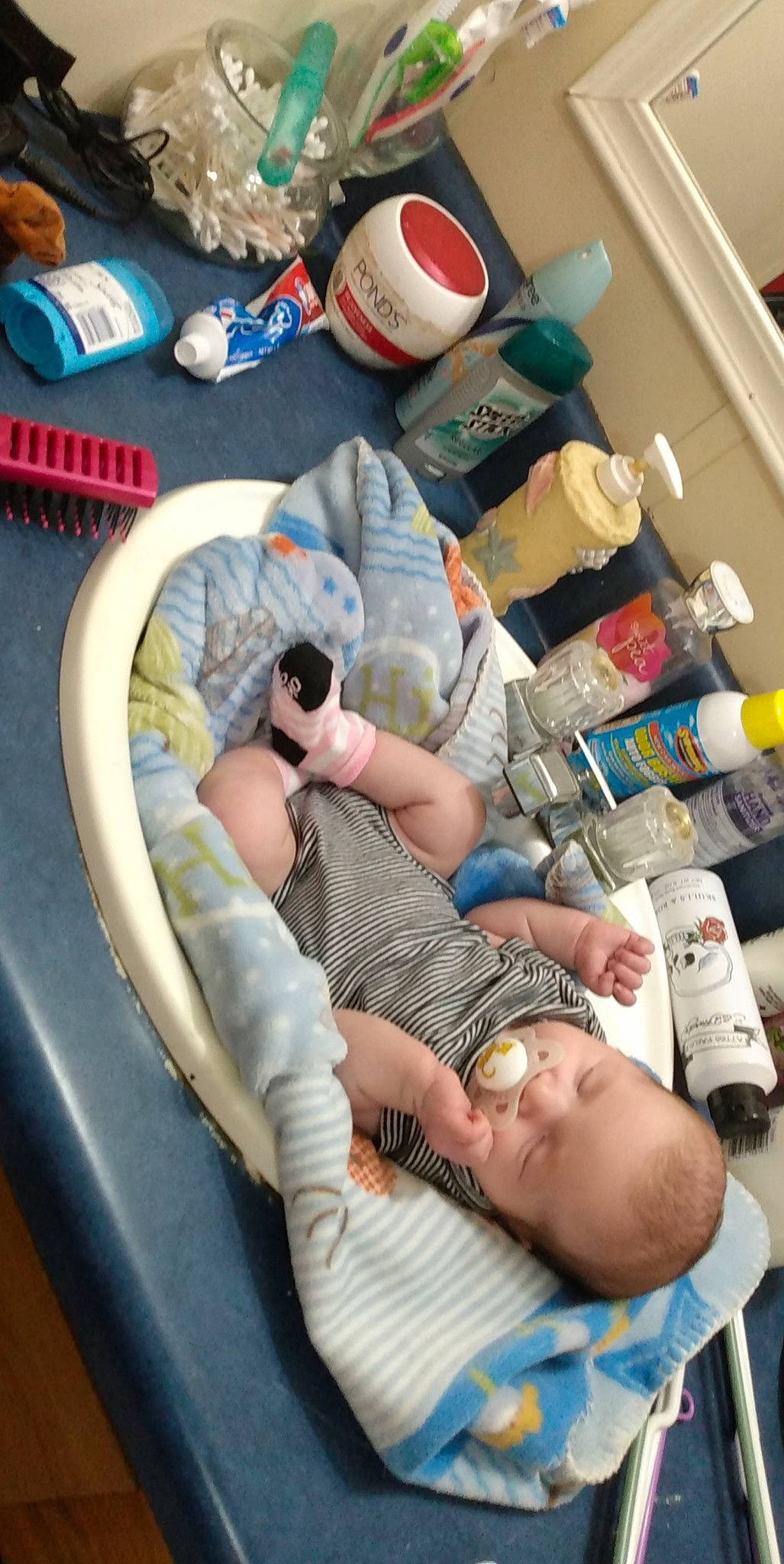 Izzy joined the competition — help win amazing prizes! arm, baby, baby_products, child, comfort, health_care, hospital, knee, linens, medical, medical_procedure, person, plastic, product, room, service, shelf, shelving, sock, toddler