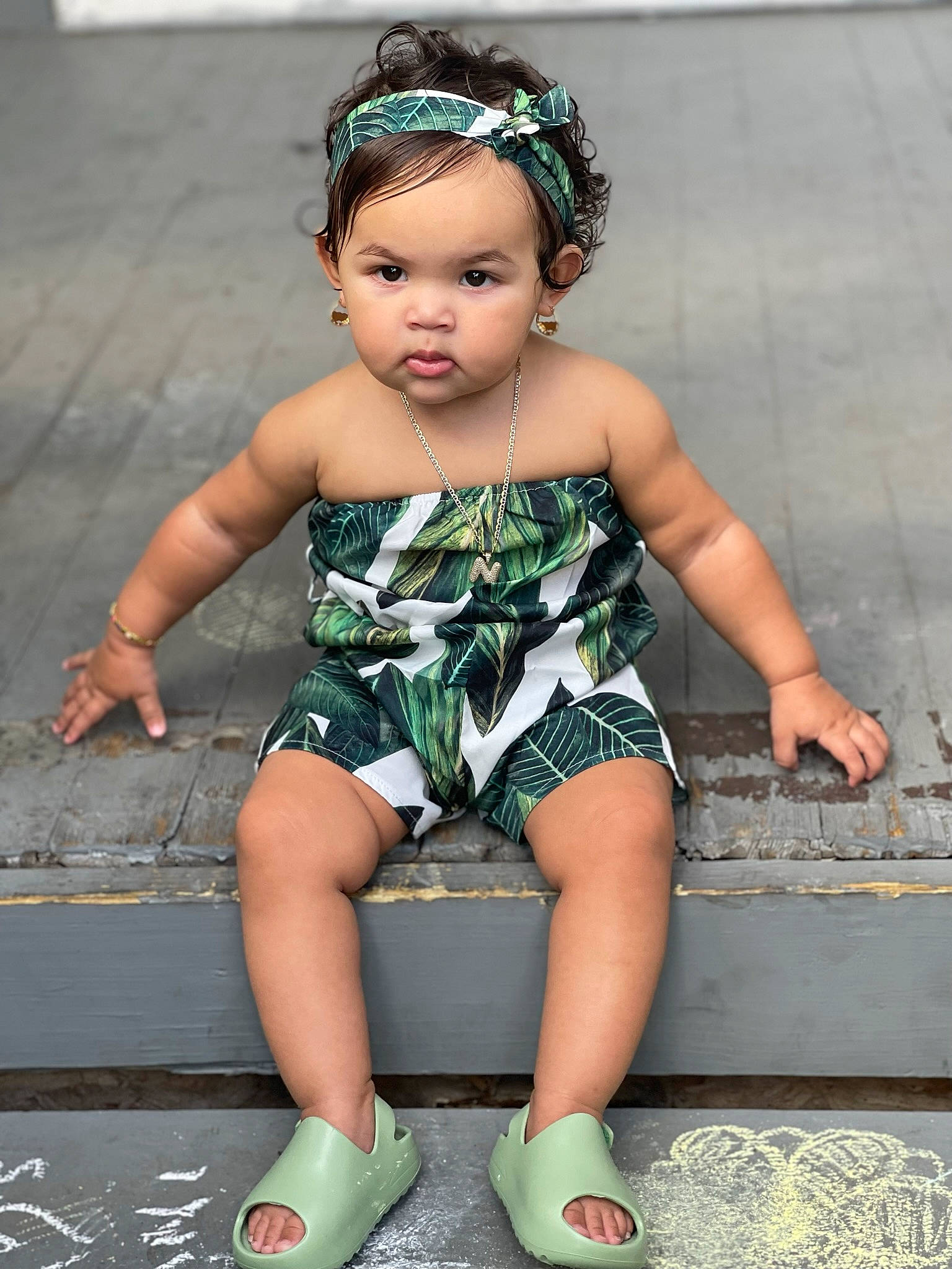 Nylah joined the competition — help win amazing prizes! baby_toddler_clothing, dress, event, fashion_accessory, fashion_design, flash_photography, foot, fun, hair_accessory, happy, headpiece, human_leg, jewellery, neck, necklace, person, sandal, sitting, street_fashion, thigh