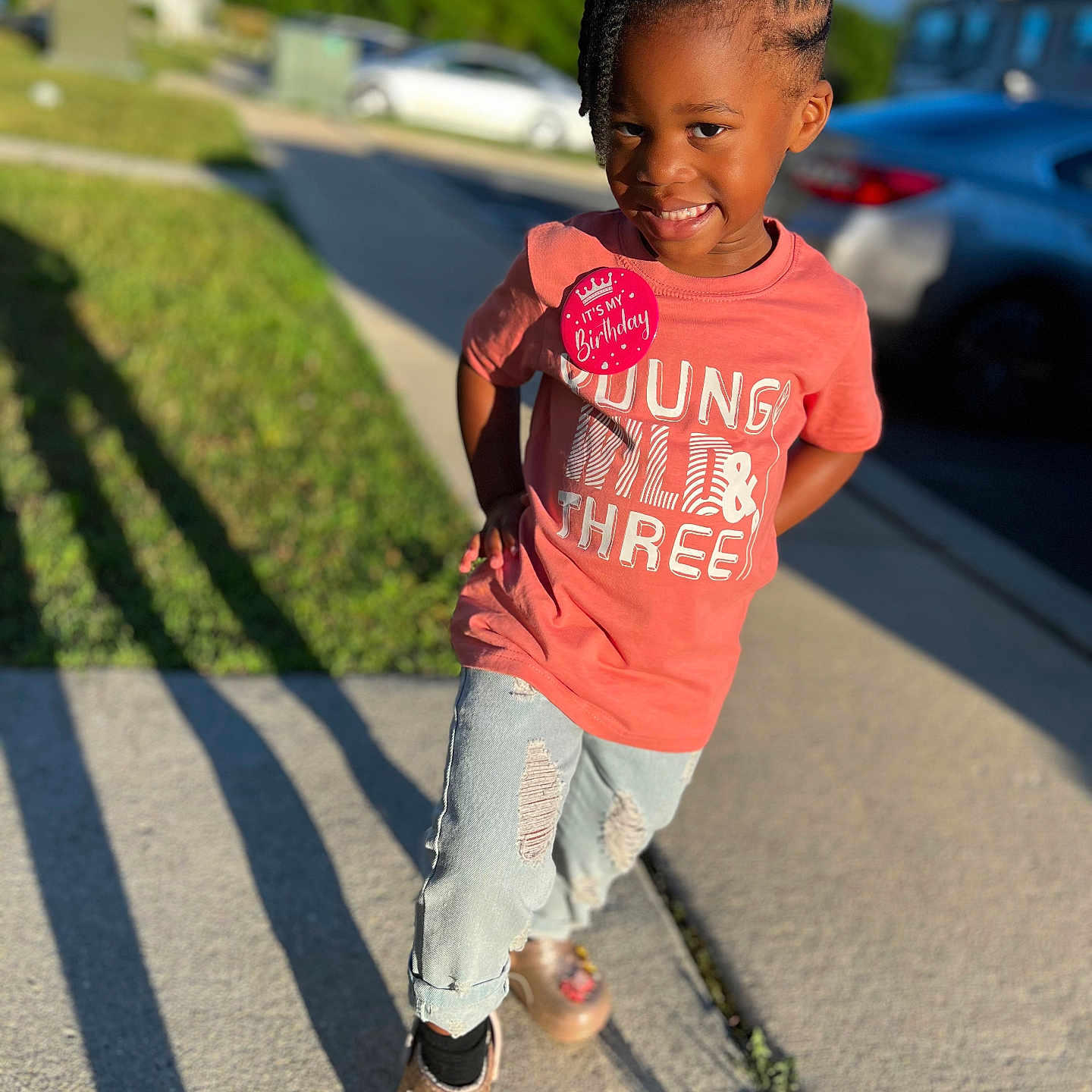 Mulani joined the competition — help win amazing prizes! boy, child, city, clothing, face, footwear, head, jeans, male, pants, path, person, photography, portrait, road, sandal, shoe, street, t_shirt, walking