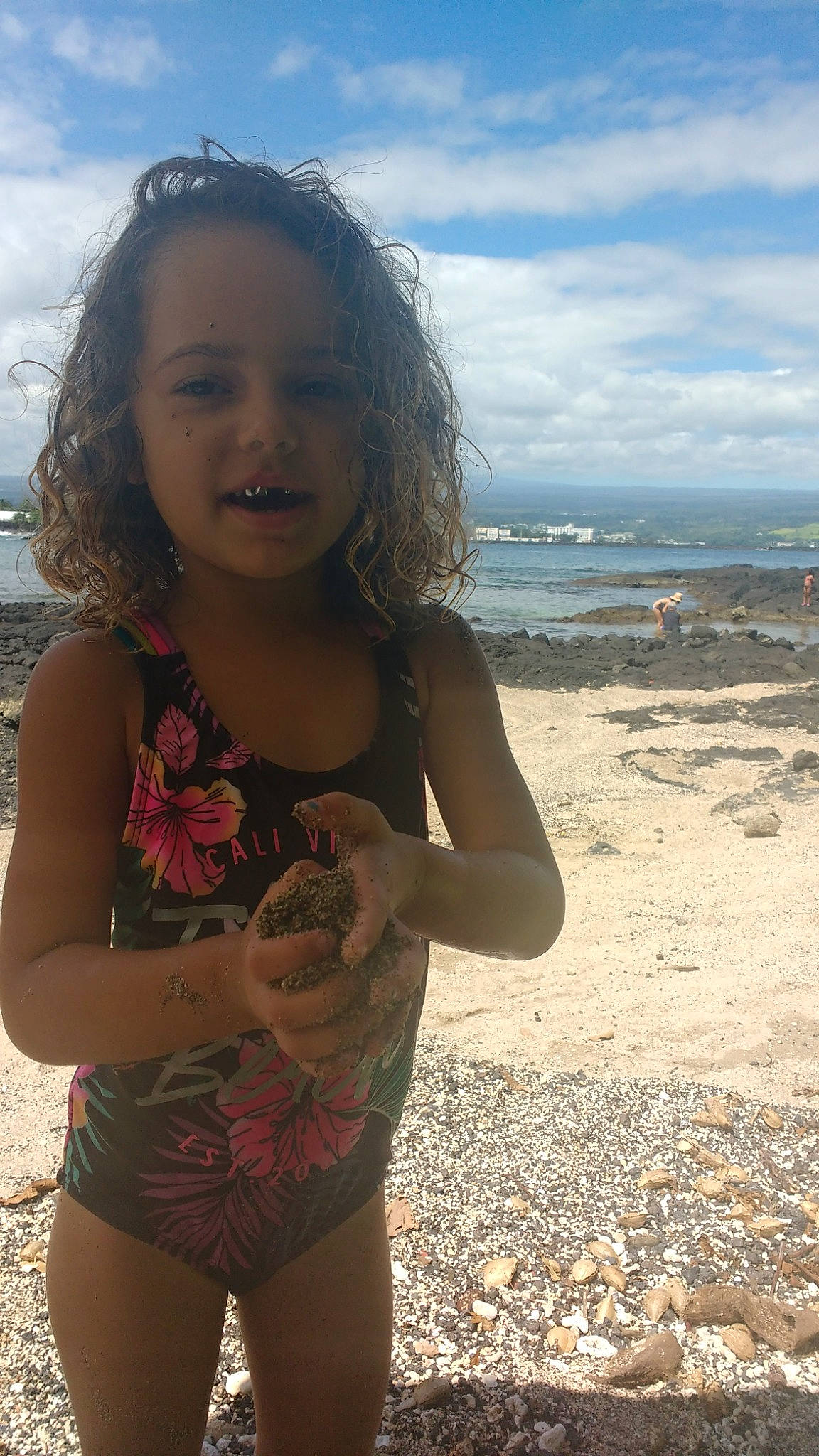 Jayley joined the competition — help win amazing prizes! beach, black_hair, cloud, cool, eye, fun, hair, happy, head, long_hair, morning, people_in_nature, person, sand, skin, sky, summer, swimwear, thigh, travel