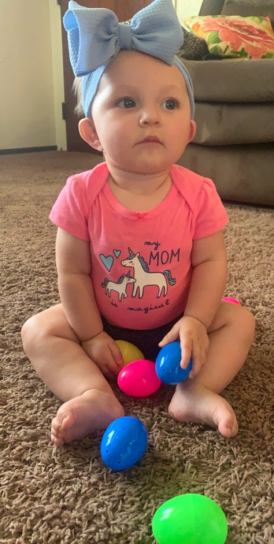 Emmalyn joined the competition — help win amazing prizes! baby, baby_toddler_clothing, child, person, play, toddler