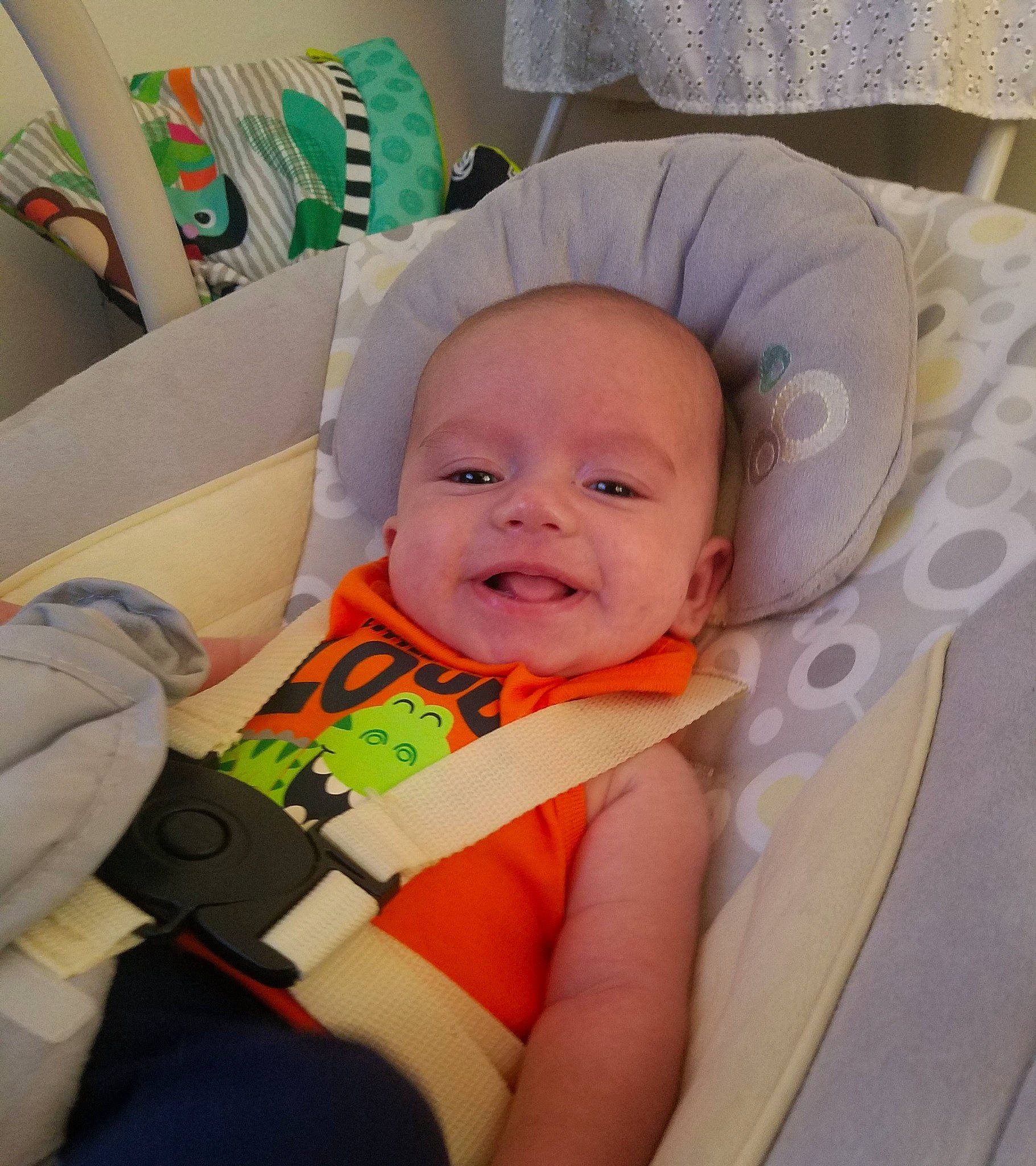 Grey joined the competition — help win amazing prizes! baby, baby_products, baby_safety, birth, cheek, child, head, person, product, skin, smile, toddler