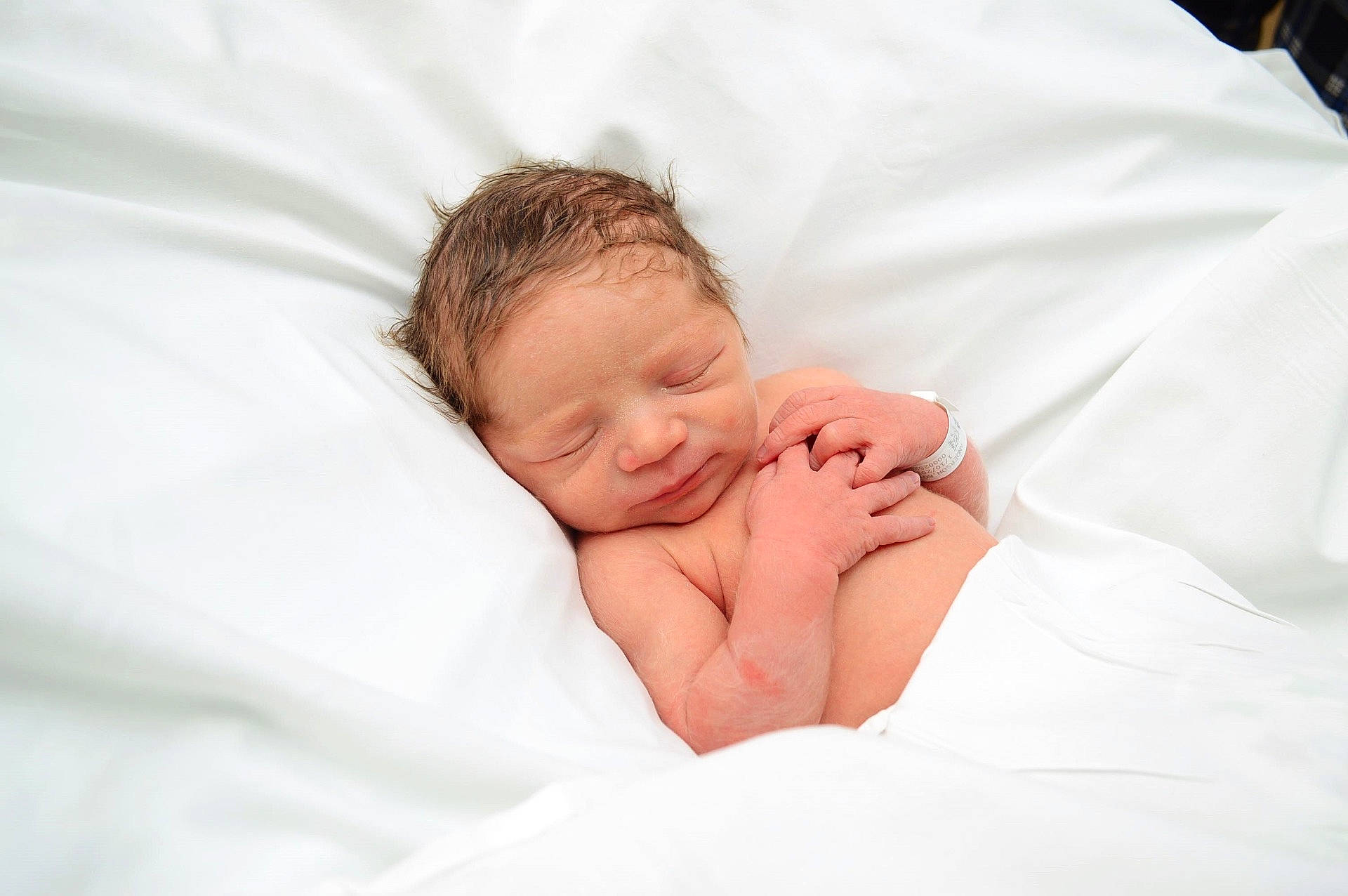 Jaden joined the competition — help win amazing prizes! bed, bedtime, child, close_up, girl, hand, infant, lip, nose, person, product, skin, sleep