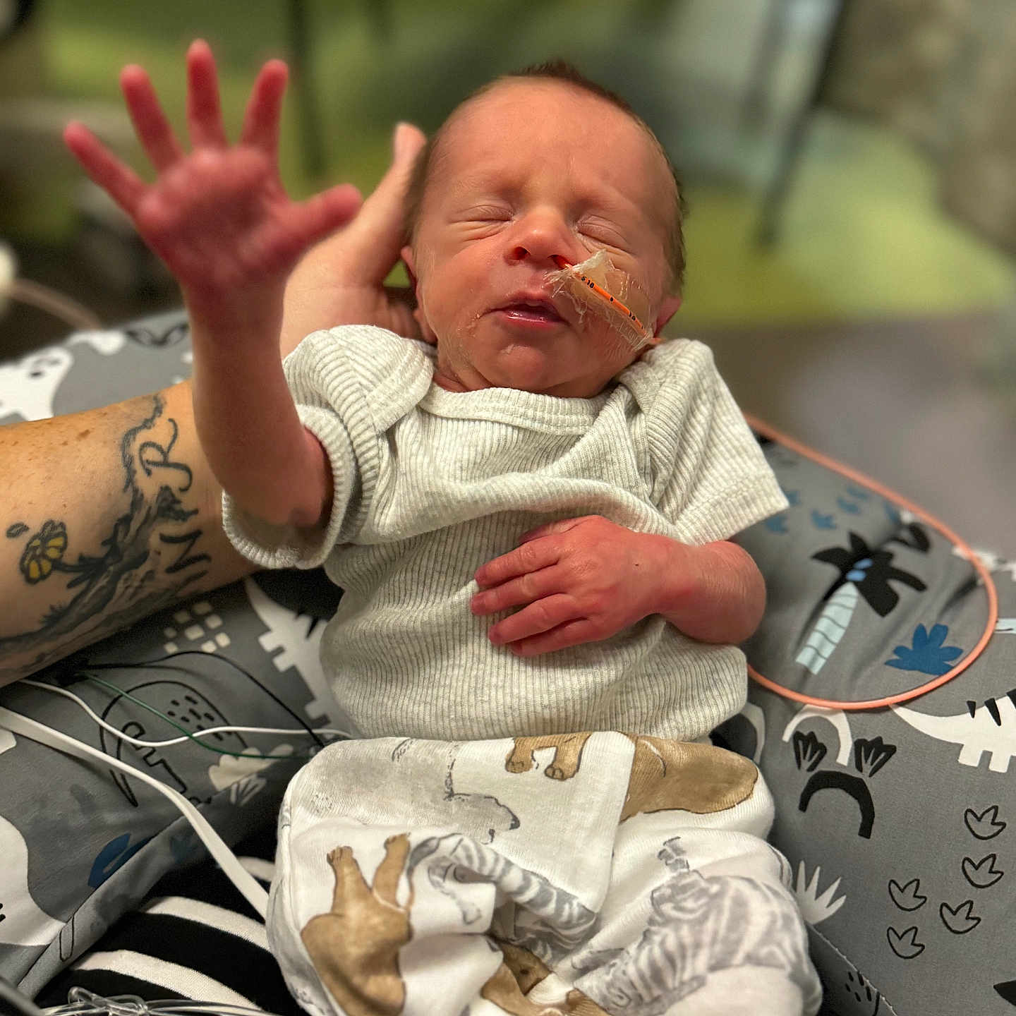 Aleister joined the competition — help win amazing prizes! architecture, baby, bodypart, building, clothing, couch, face, finger, furniture, glove, hand, head, hospital, newborn, person, photography, portrait, skin, tattoo, wrist