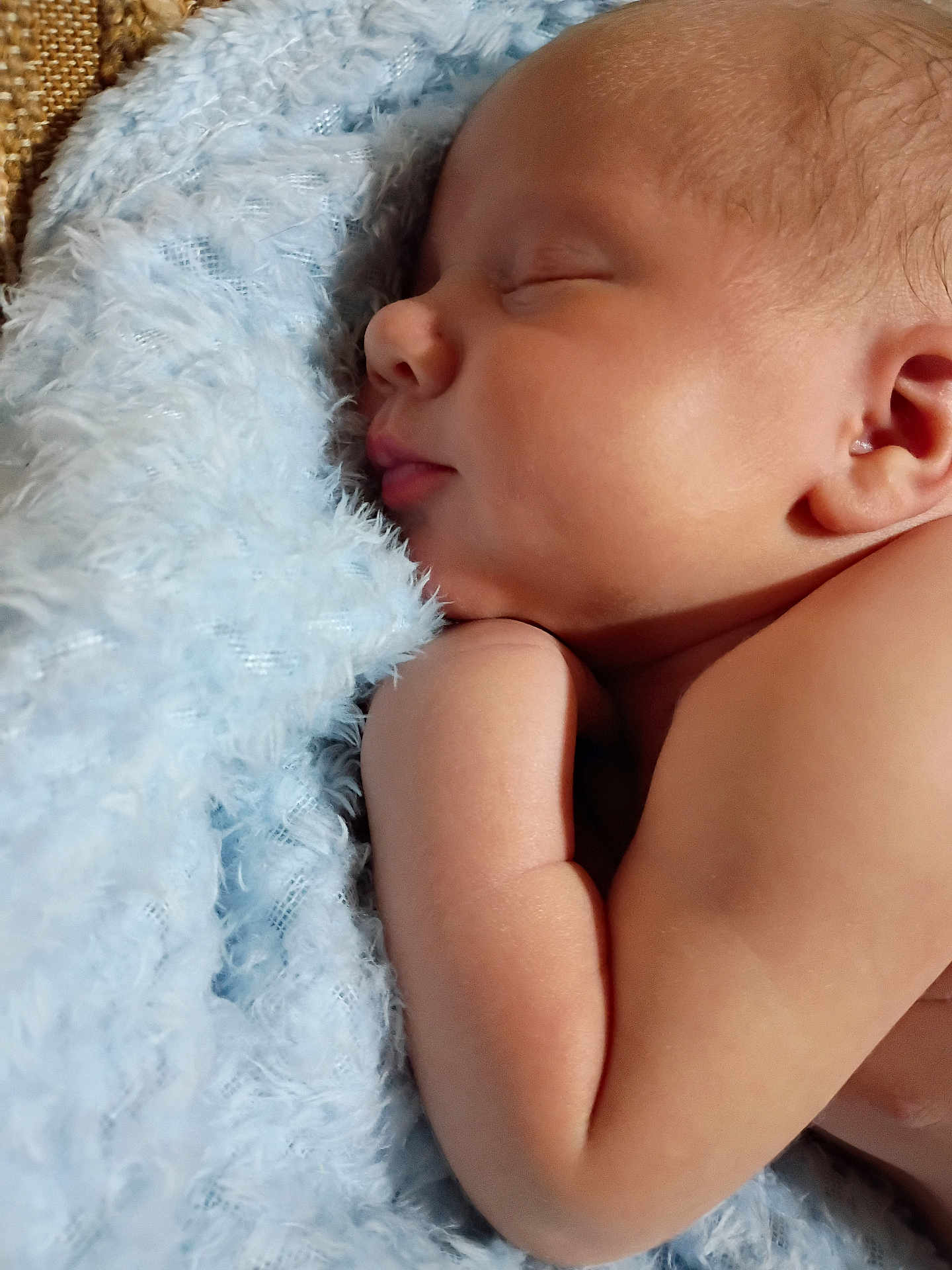 Bradlee joined the competition — help win amazing prizes! baby, sleeping, infant, close_up, skin, blanket, soft_texture, peaceful, face, arm, ear, newborn, resting, cute, child, portrait, natural_light, indoors, tender, calm