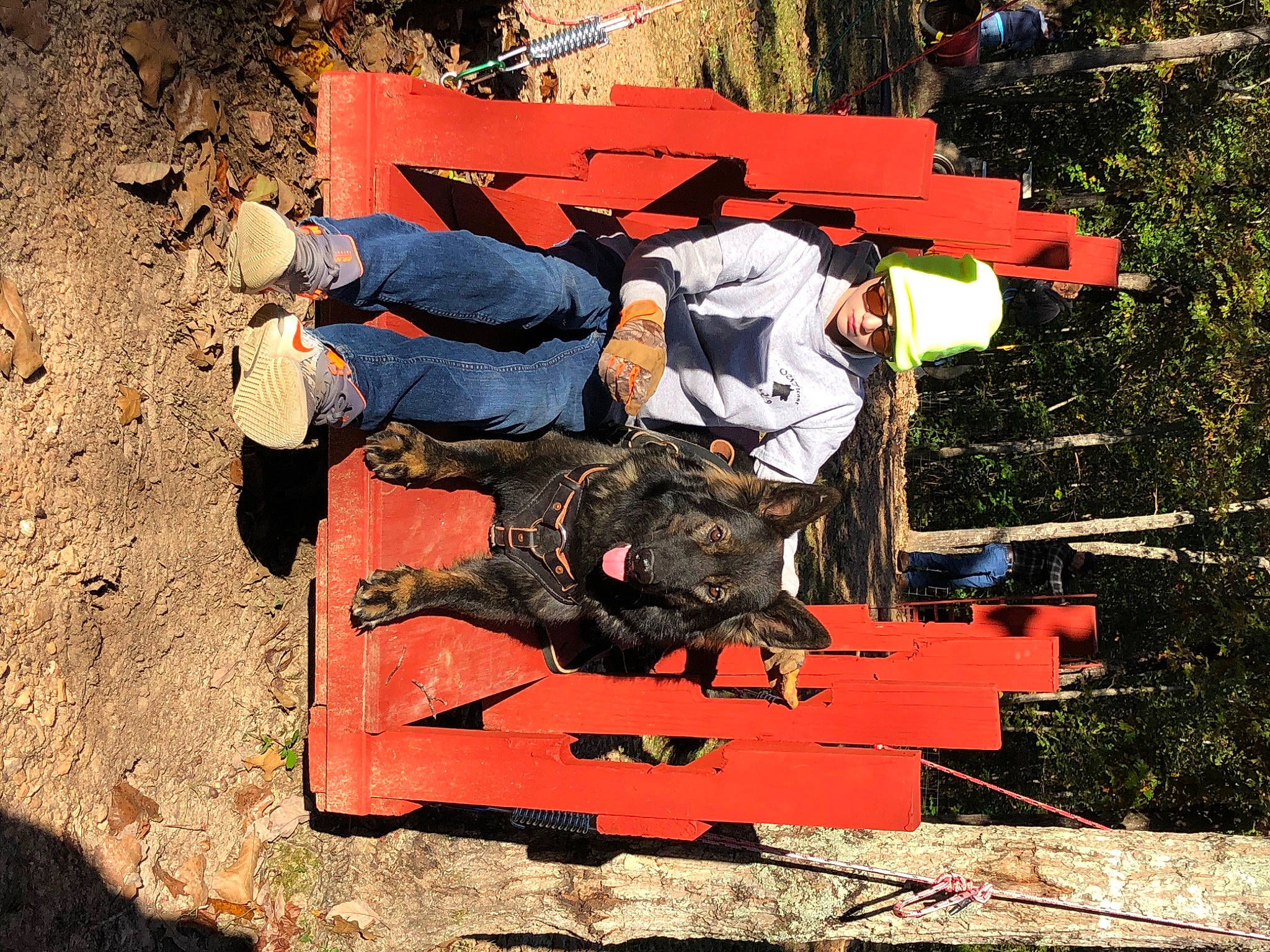 Emma joined the competition — help win amazing prizes! adventure, blue_collar_worker, boot, carmine, fun, grass, hat, landscape, leisure, personal_protective_equipment, recreation, rock, soil, tree, wood, workwear