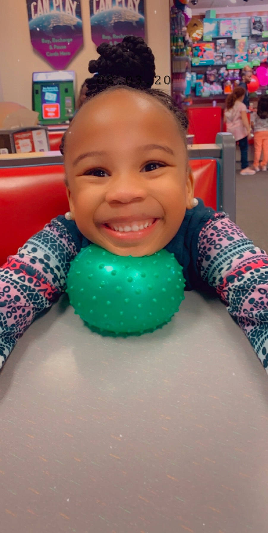 Saniya is registered to the contest to win money with this photo: baby, cheek, child, face, fun, head, joy, person, play, skin, smile, toddler