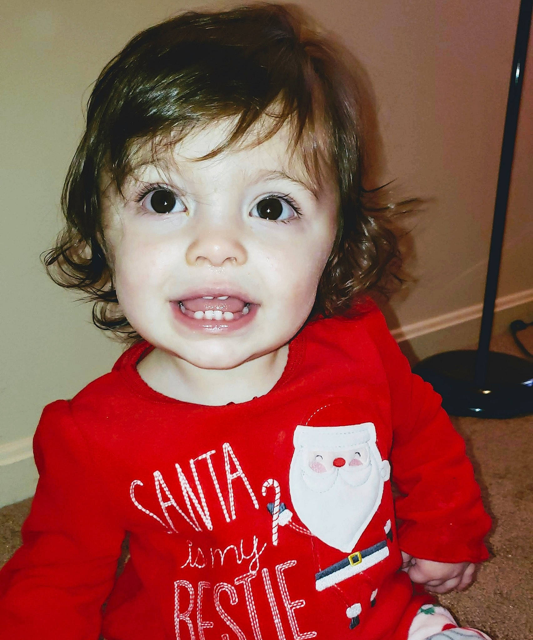 Emma Walter joined the competition — help win amazing prizes! baby, brown_hair, cheek, child, chin, cool, eye, face, iris, lip, person, smile, toddler