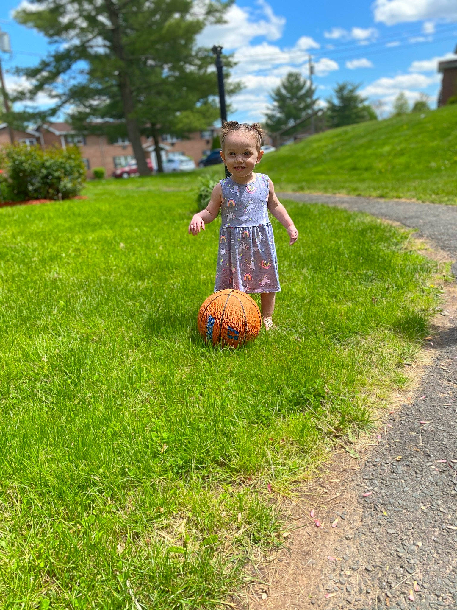 Lilyana joined the competition — help win amazing prizes! calabaza, cloud, cucurbita, gourd, grass, grassland, happy, joy, landscape, lawn, leisure, natural_landscape, people_in_nature, person, plant, pumpkin, sky, squash, toddler, tree