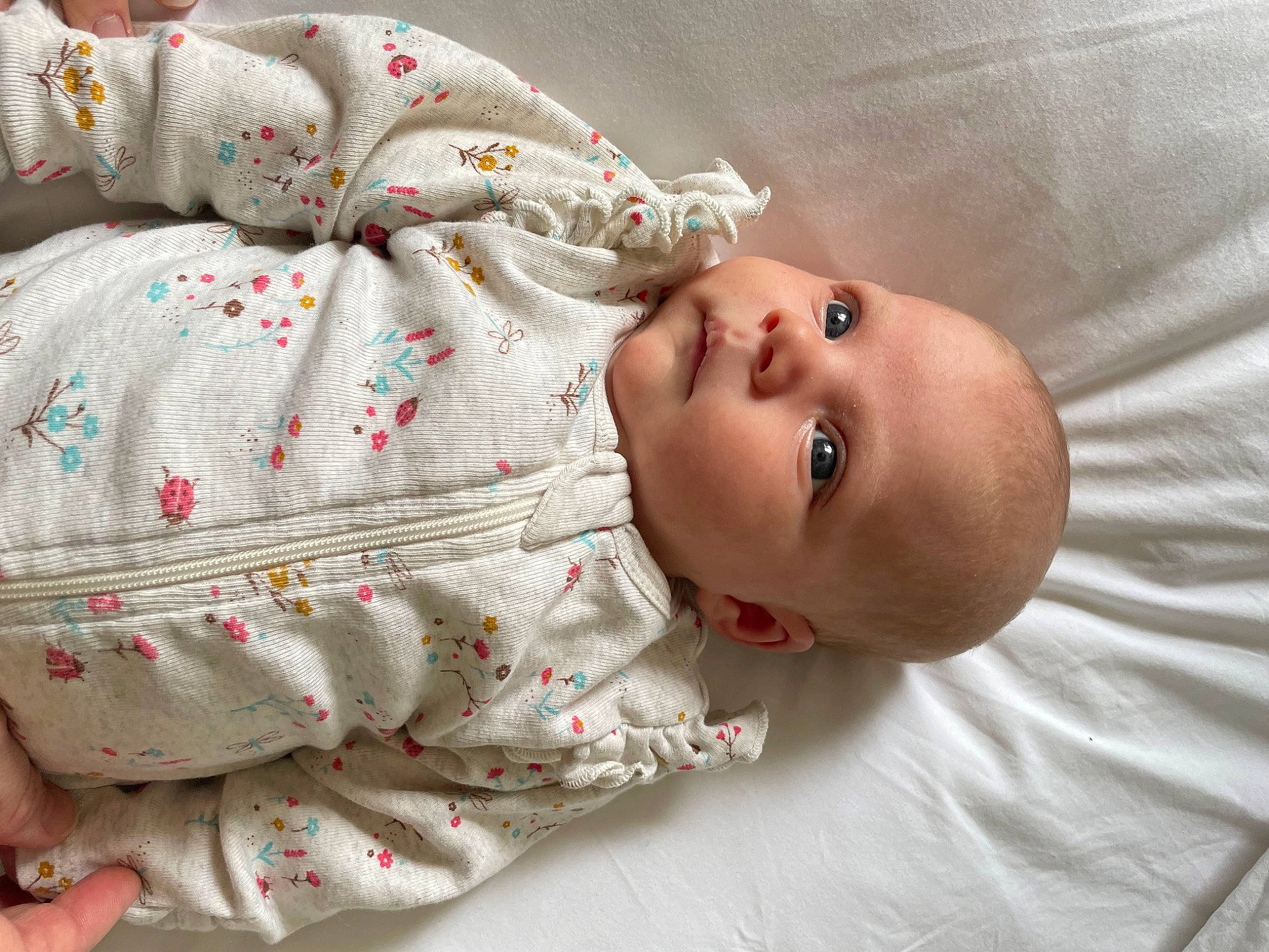 Darcey is registered to the contest to win money with this photo: baby, baby_products, baby_sleeping, baby_toddler_clothing, cheek, child, comfort, eye, head, headgear, human_body, linens, lip, mouth, nose, person, product, skin, sleeve, textile