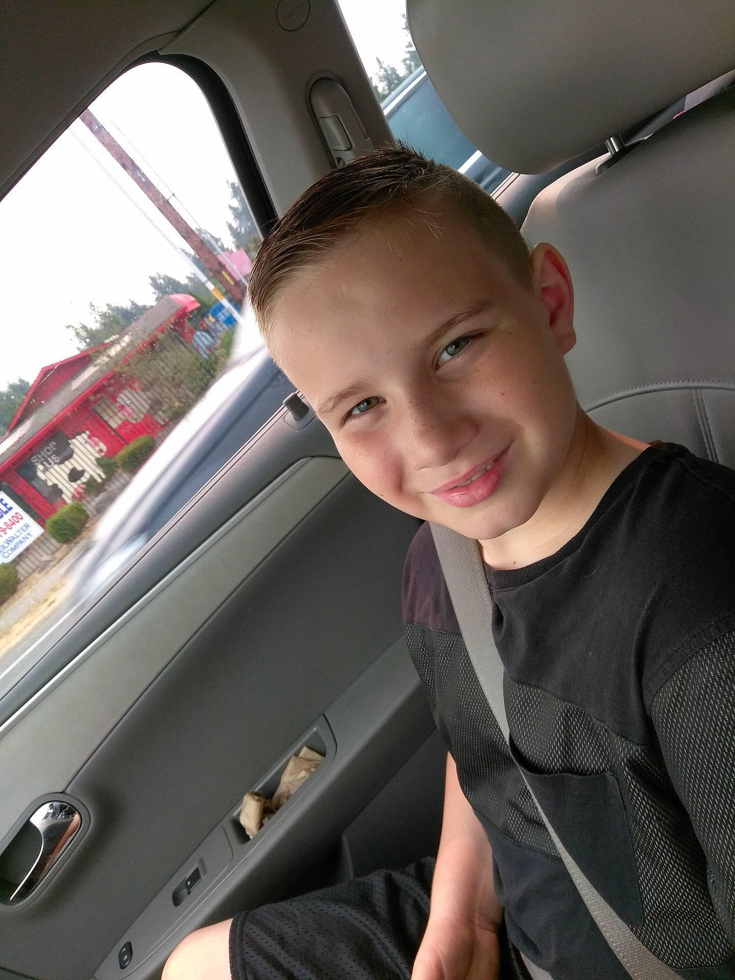 Jayden joined the competition — help win amazing prizes! automotive_design, car, car_seat, cool, driving, family_car, fun, girl, hairstyle, joy, luxury_vehicle, motor_vehicle, person, product, sitting, smile, vehicle, vehicle_door, windshield