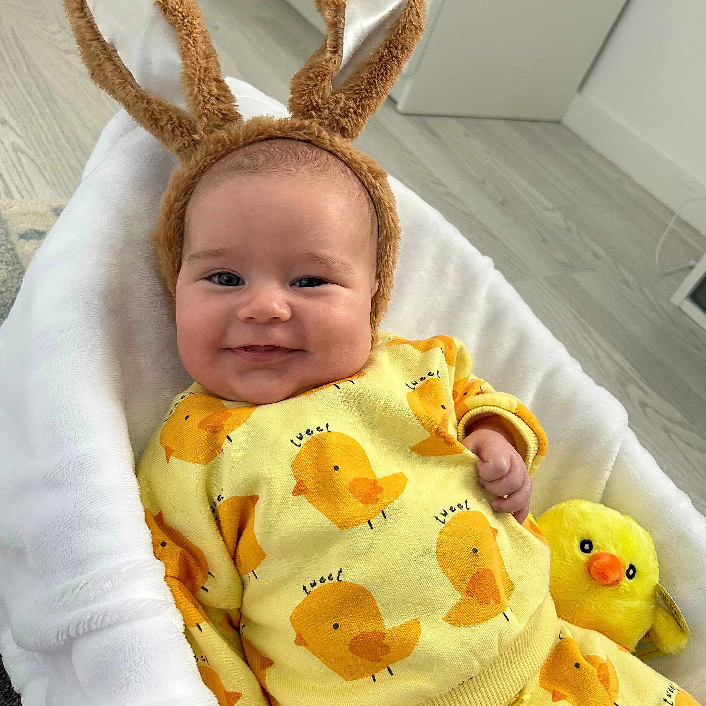 Khai joined the competition — help win amazing prizes! baby, bed, blanket, bodypart, couch, crib, cushion, face, furniture, happy, head, homedecor, infantbed, newborn, person, photography, portrait, quilt, smile, toy